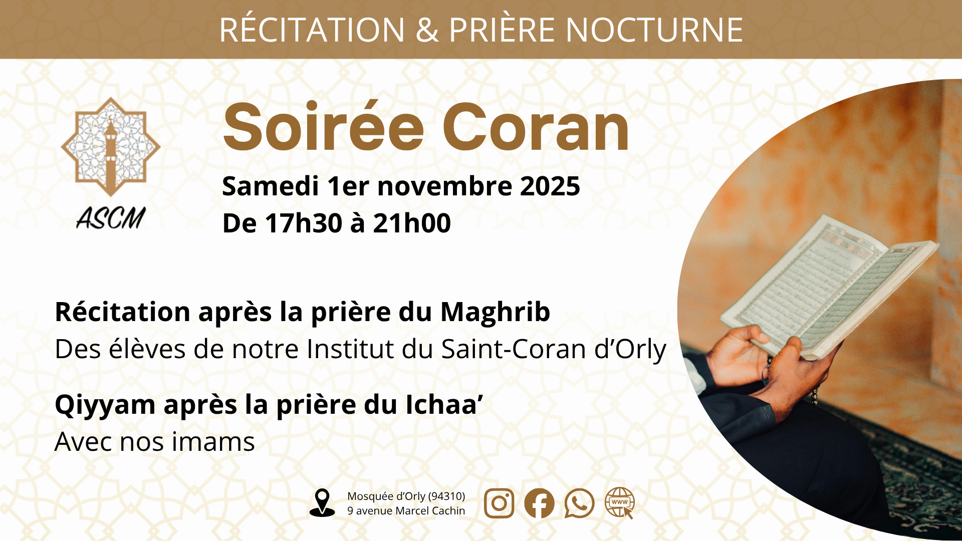Soirée du Coran
