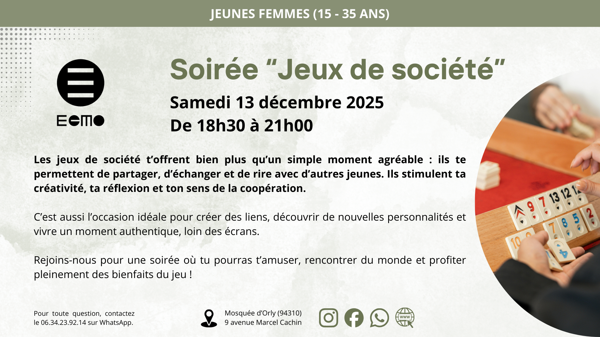 Assise jeunes femmes