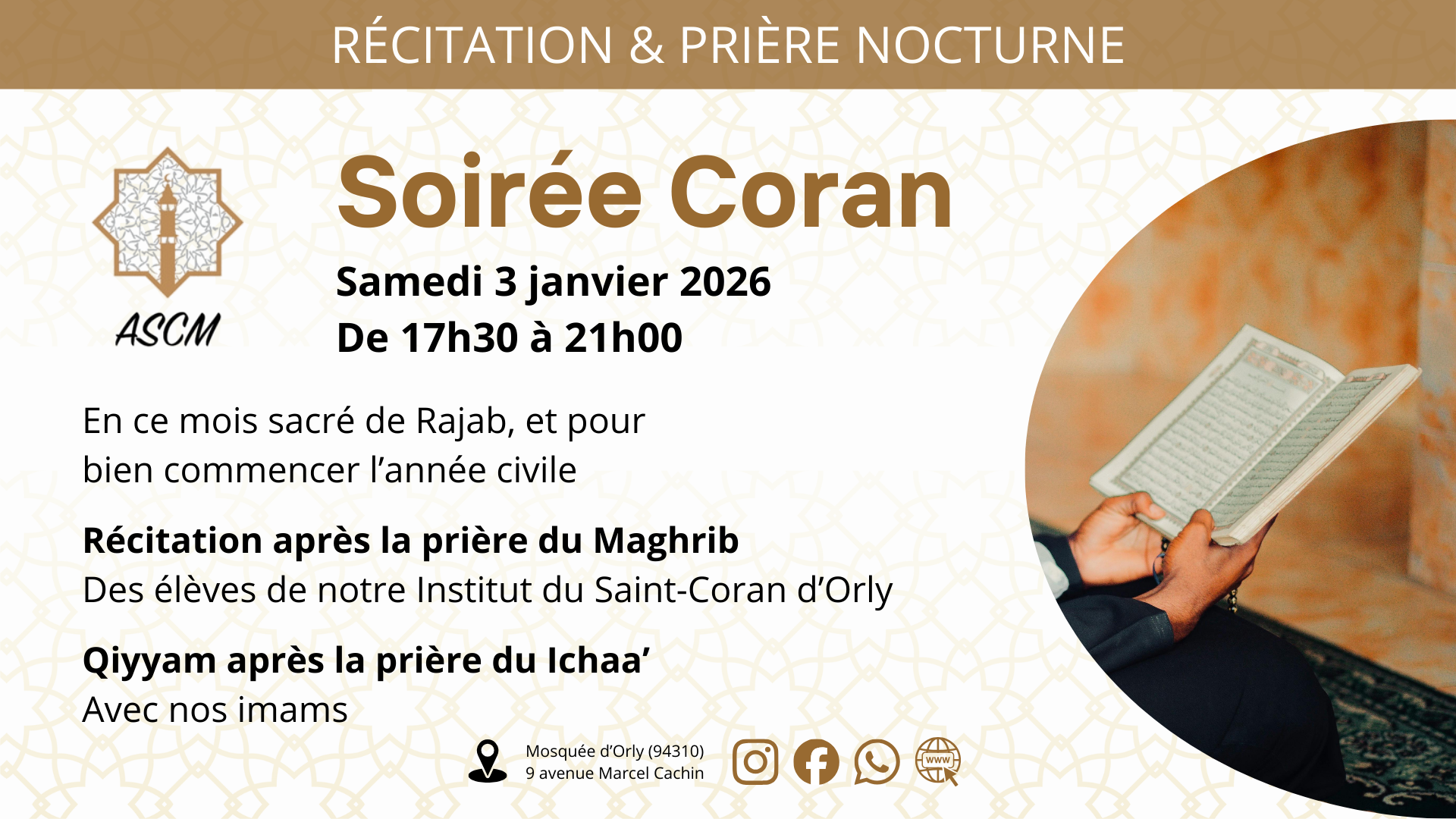 Soirée du Coran