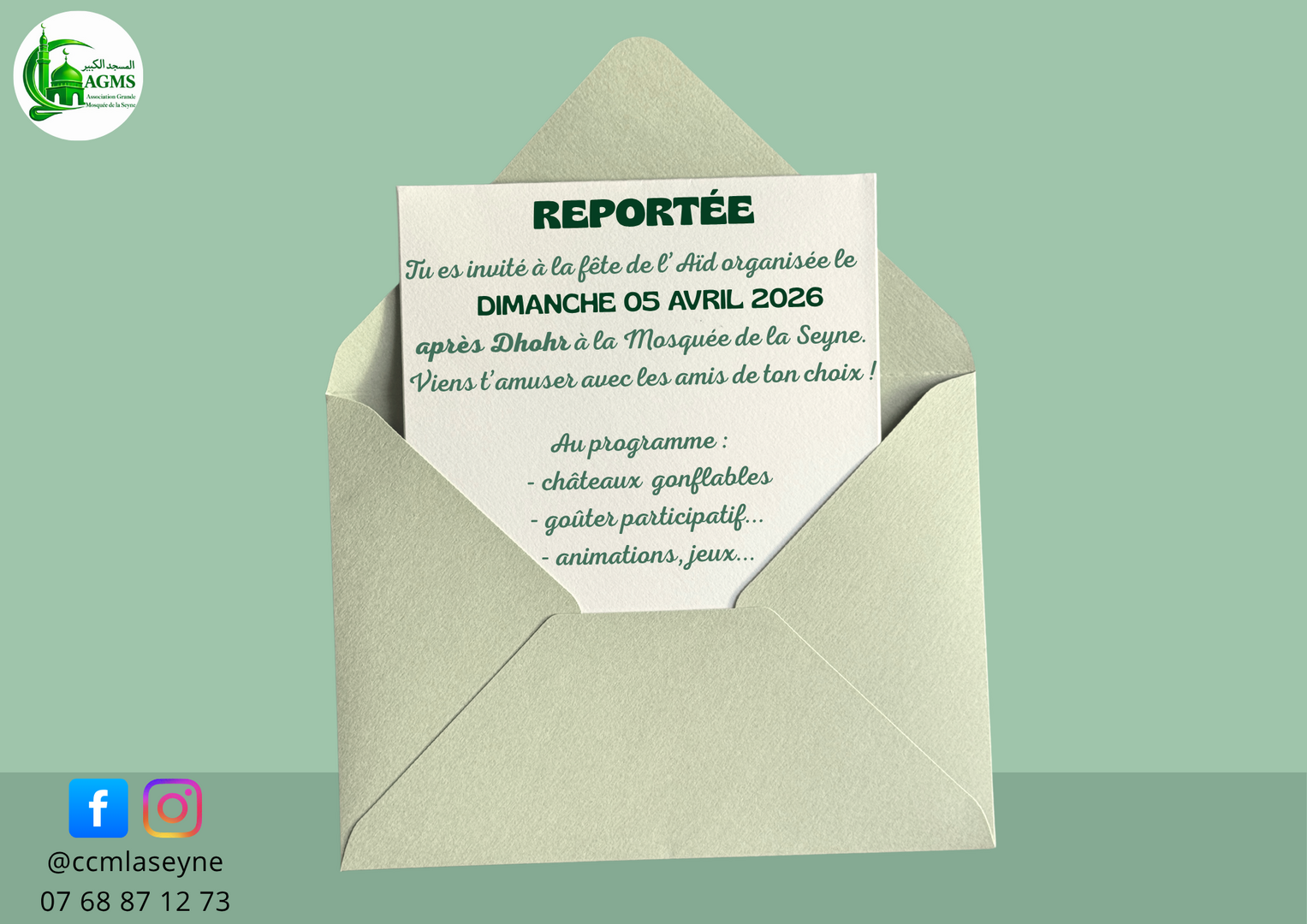 Fête de l'aïd reportée