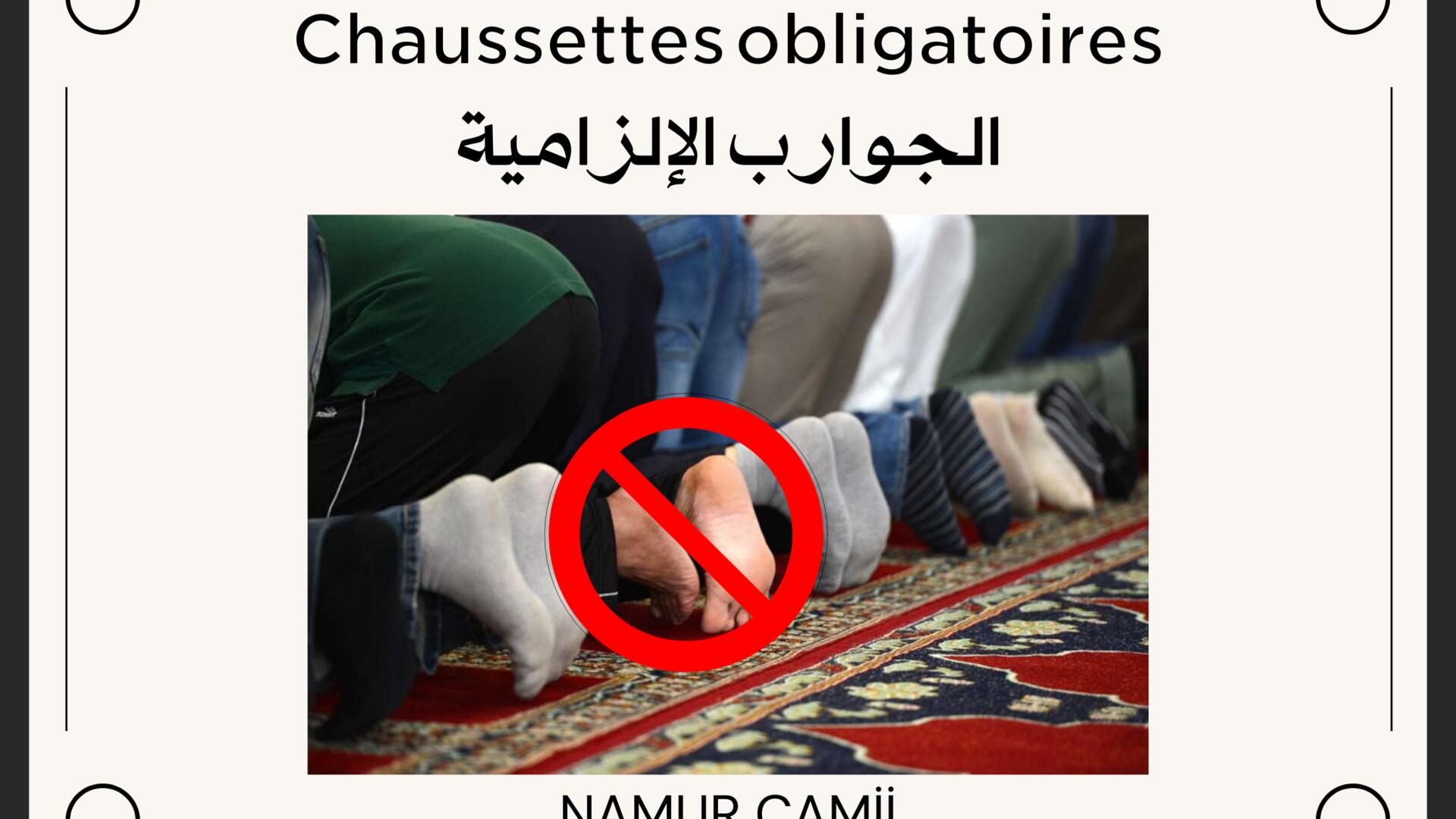 Chaussettes obligatoires