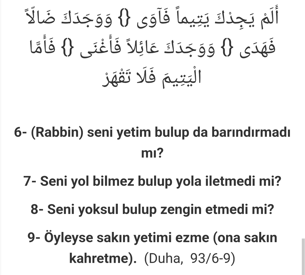 AYET HADİS DEMETİ