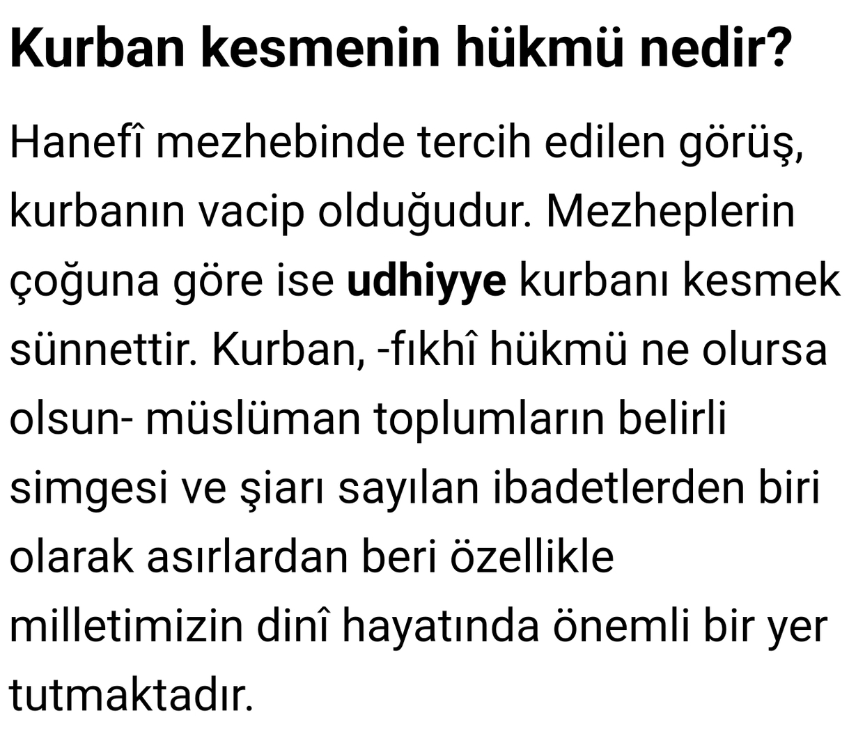 FIKIH KURBAN KONULARI
