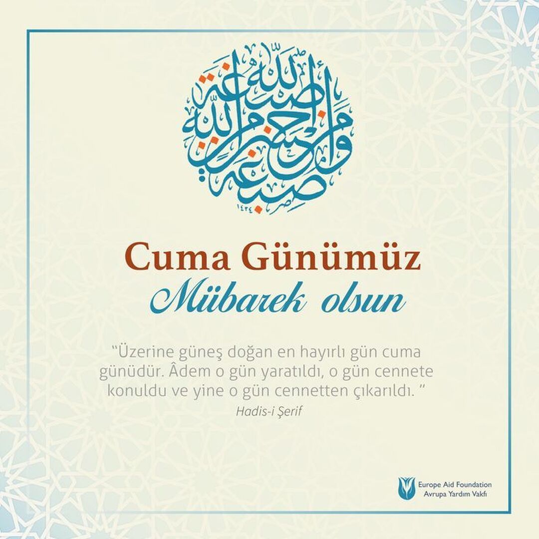 Cumanız mübarek olsun!