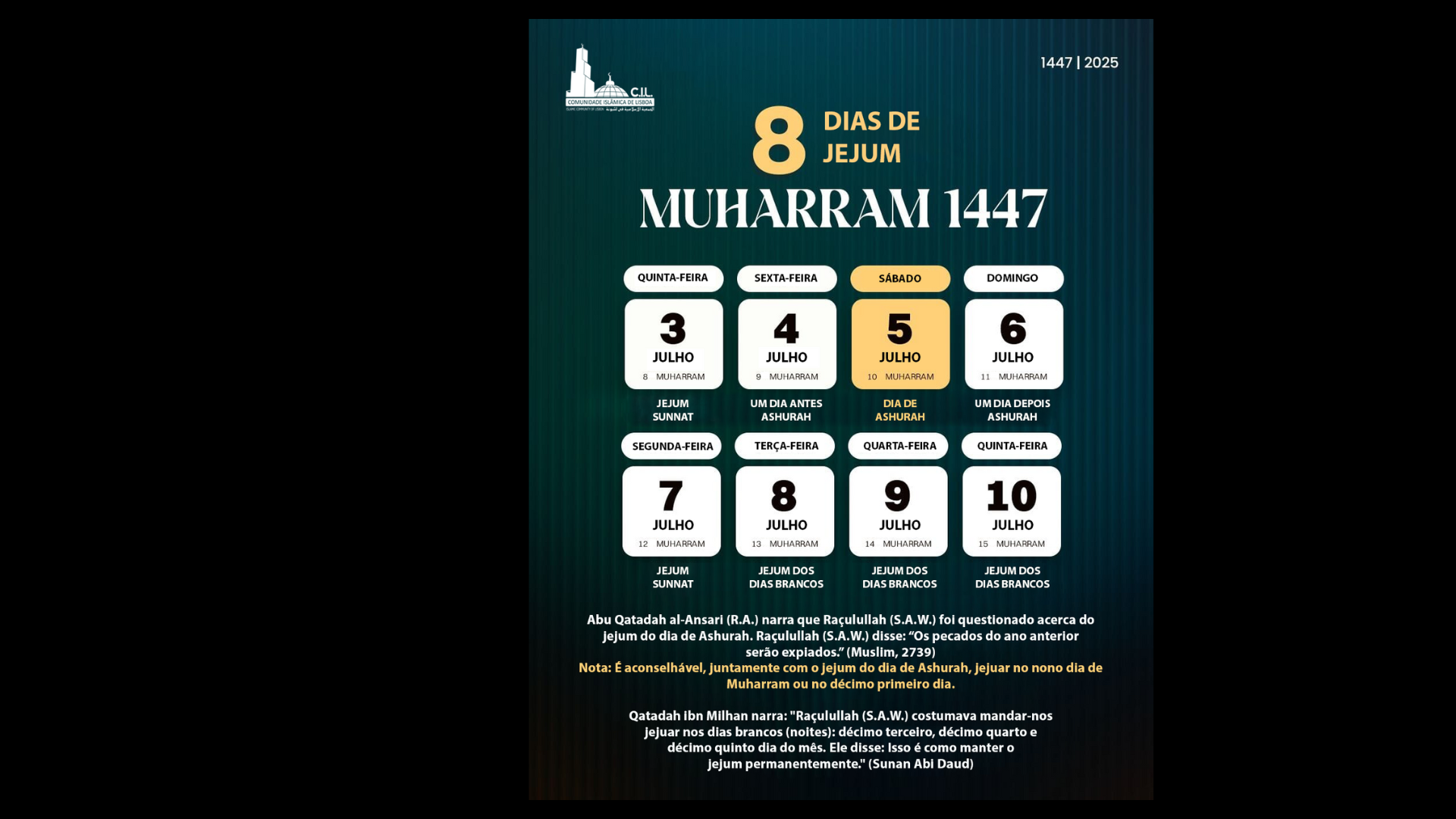Jejuns Muharram