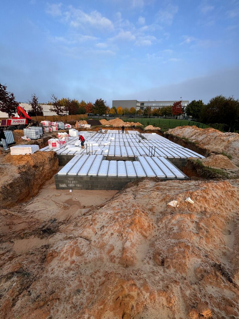 Construction de la mosquée