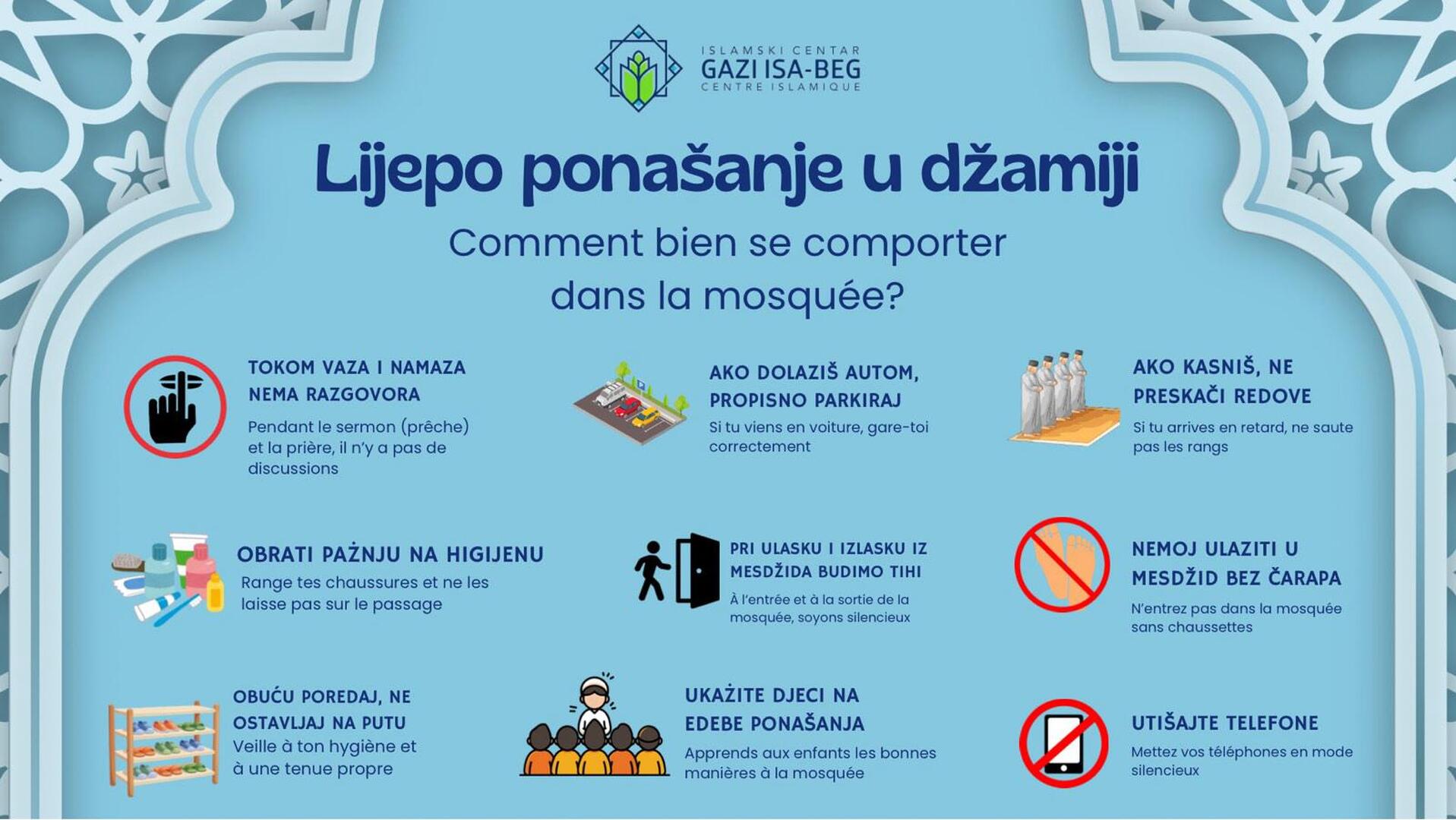 VAŽNA PRAVILA / RÈGLES IMPORTANTES