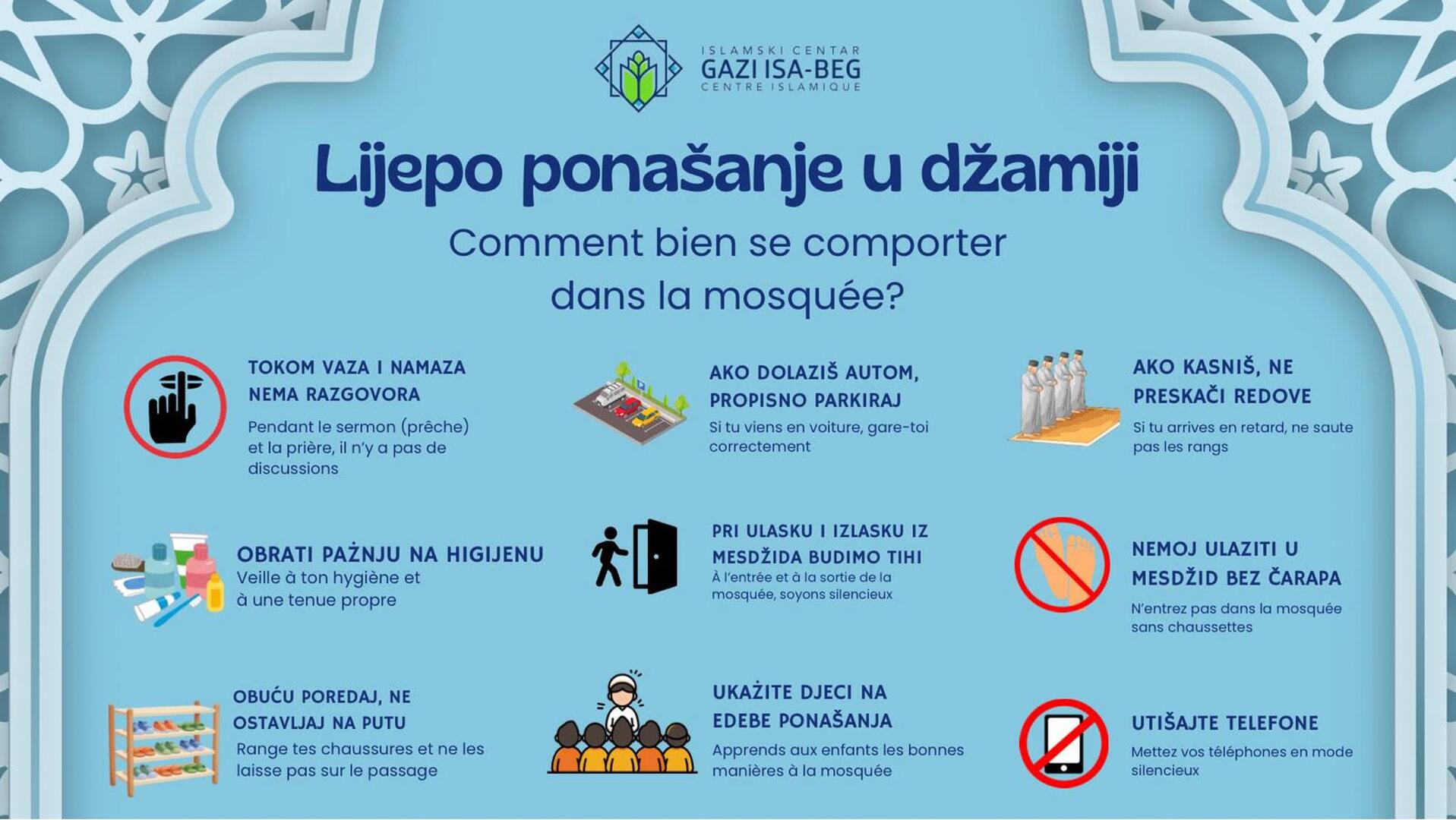 VAŽNA PRAVILA / RÈGLES IMPORTANTES