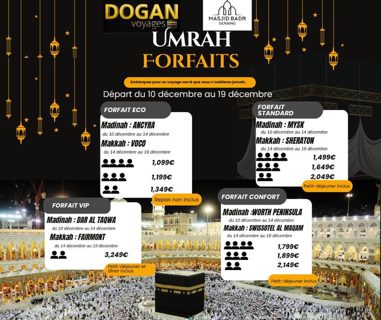Umrah Dogan Décembre 2025