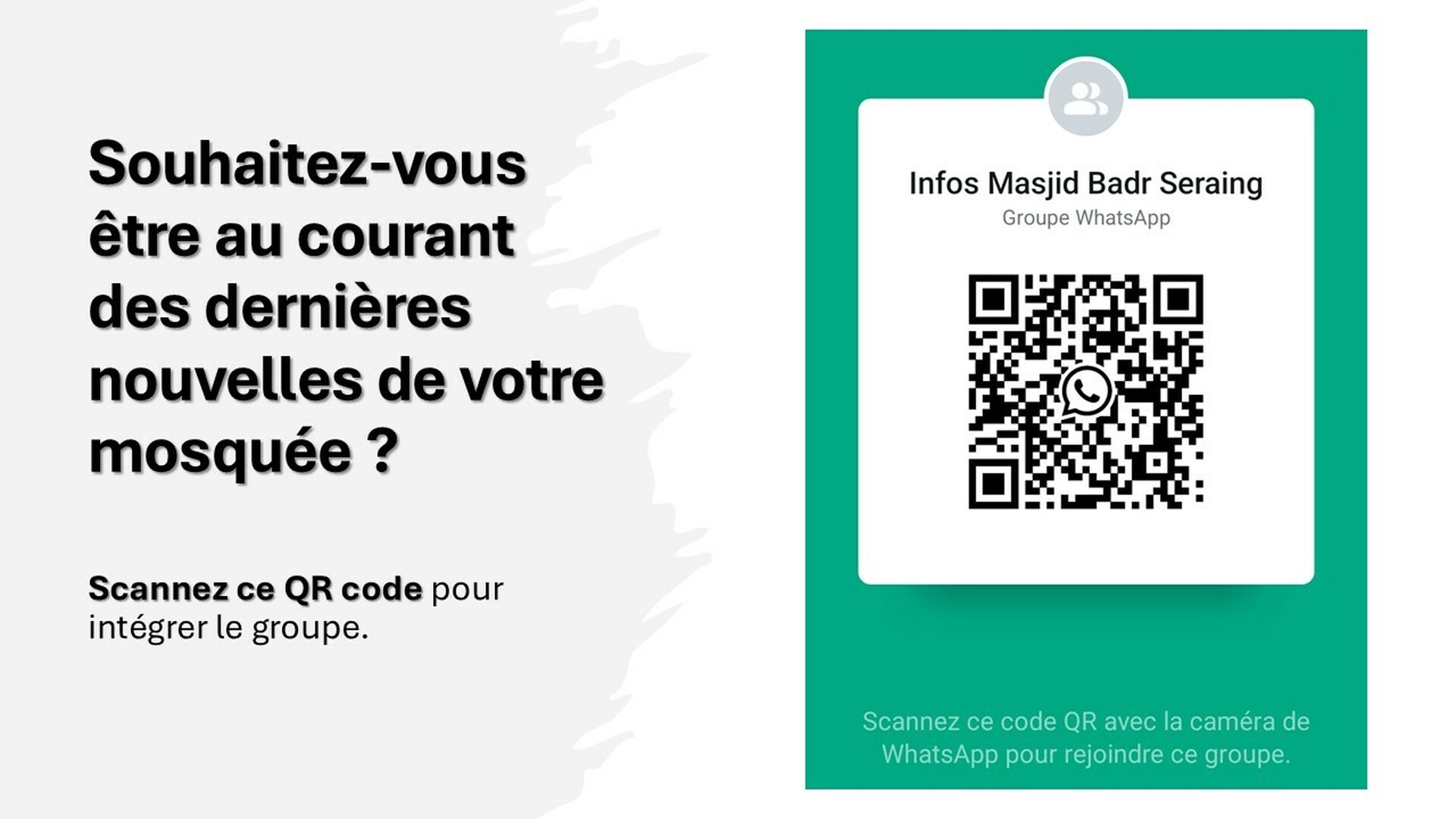 Groupe Whatsapp Masjid