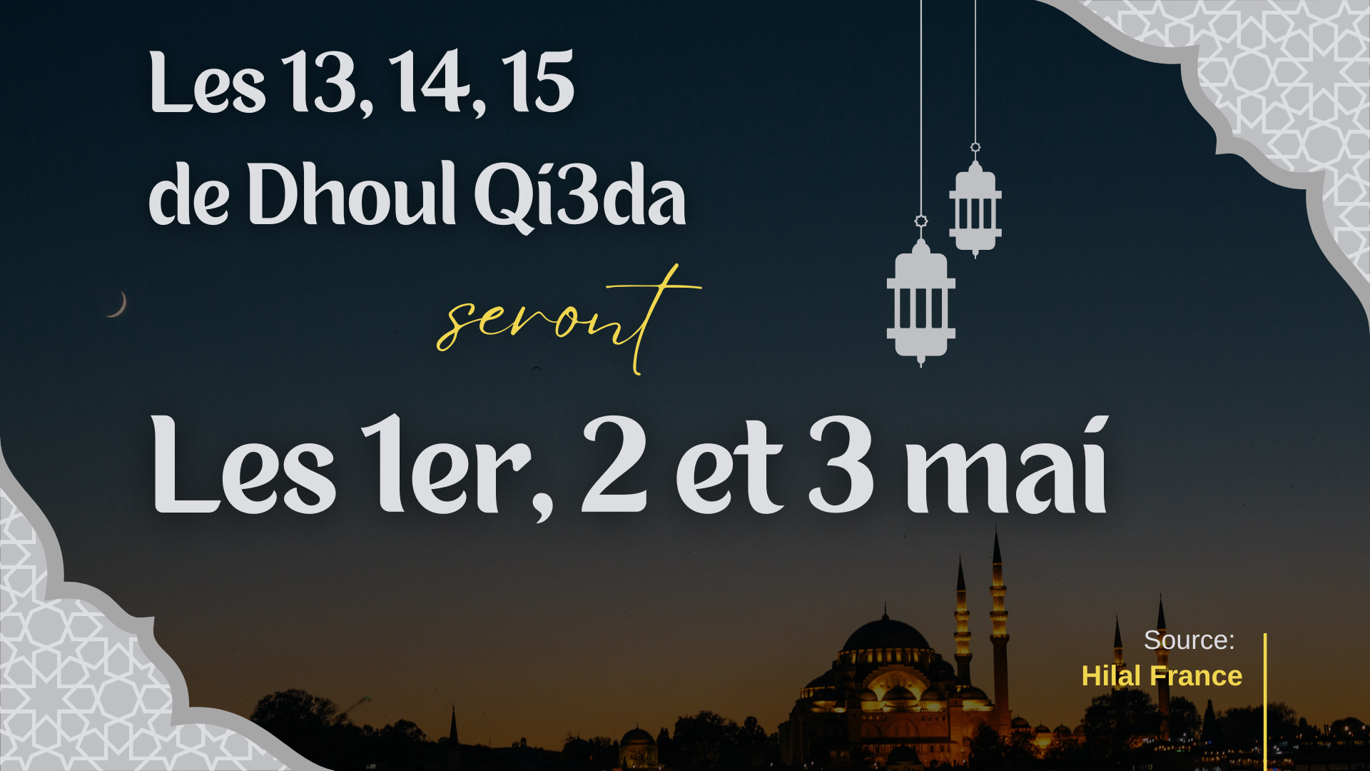 Jours blancs de Dhoul Qi3da