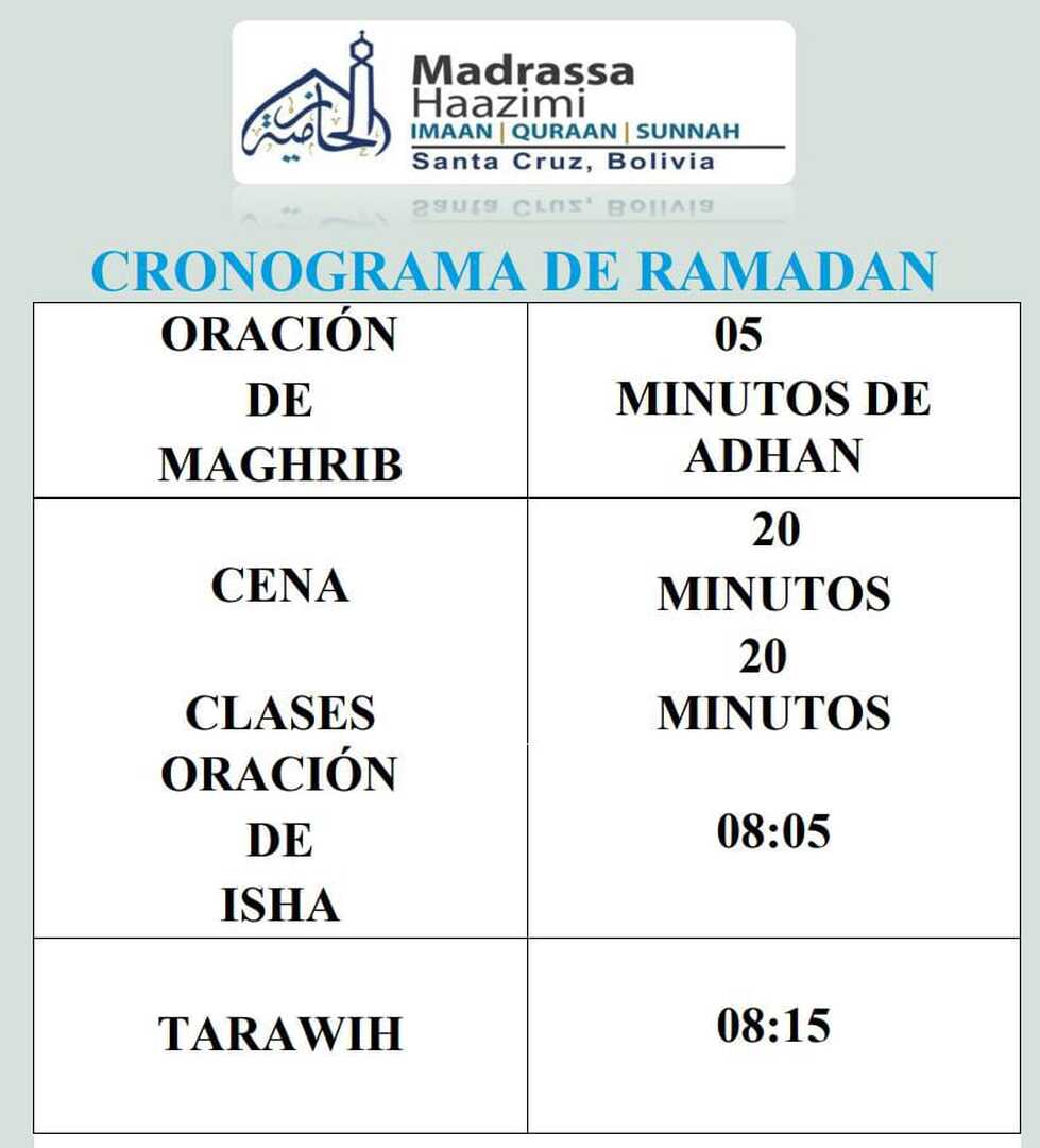 Ramadan iftar actividades