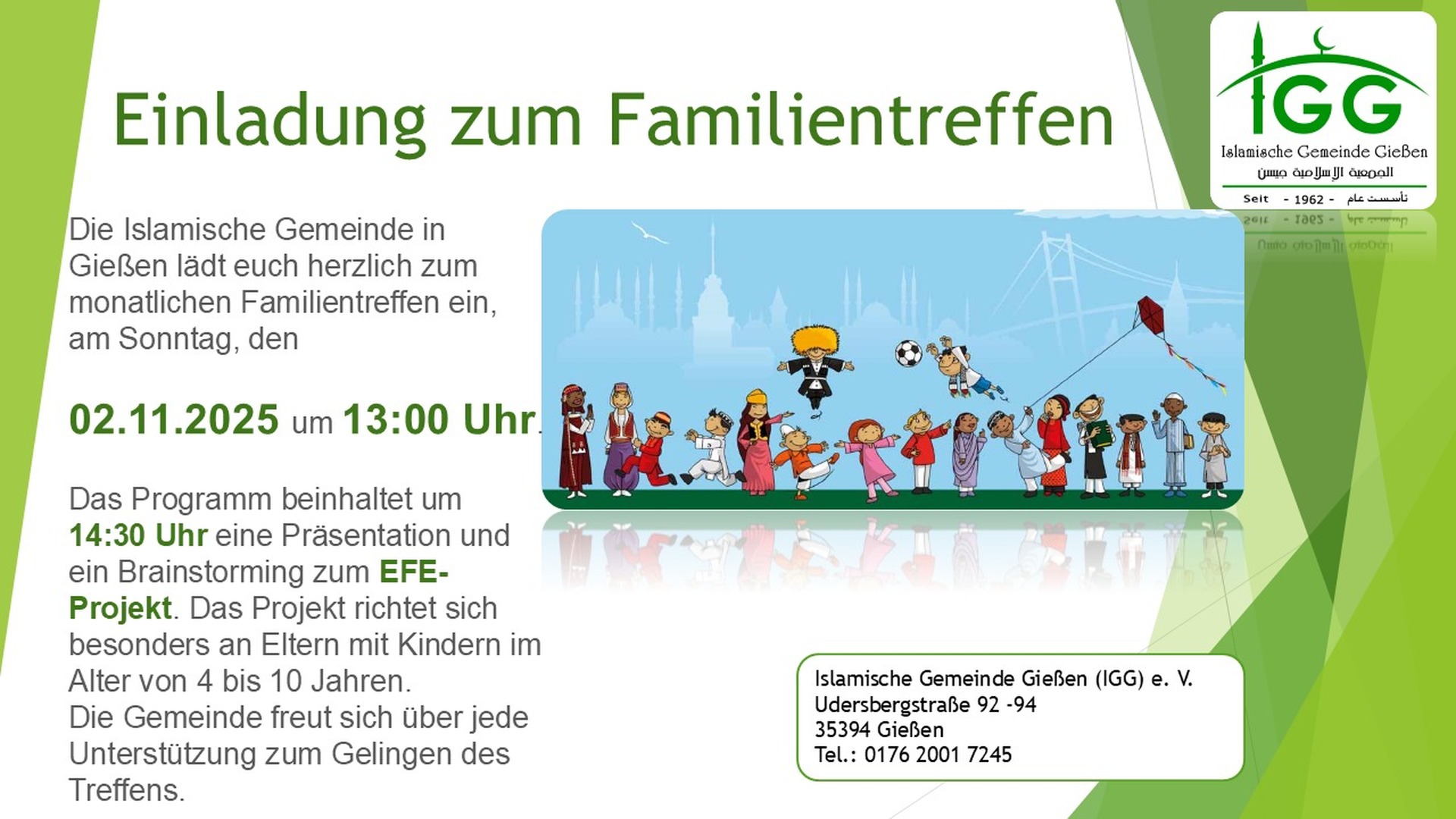 Einladung zum Familientreff