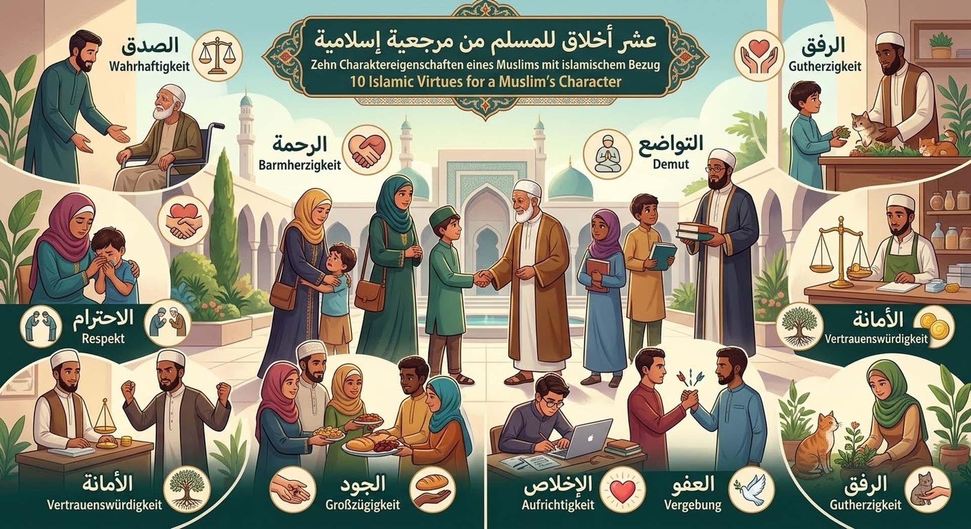 Erinnerung an die Muslime