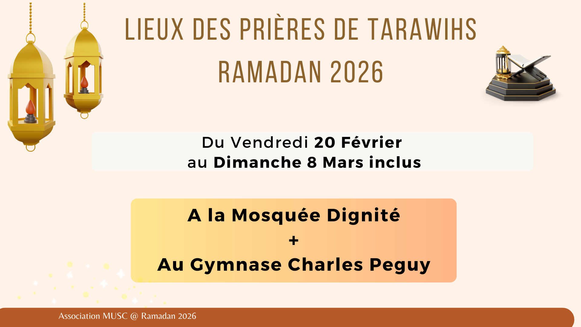 Tarawihs 2026