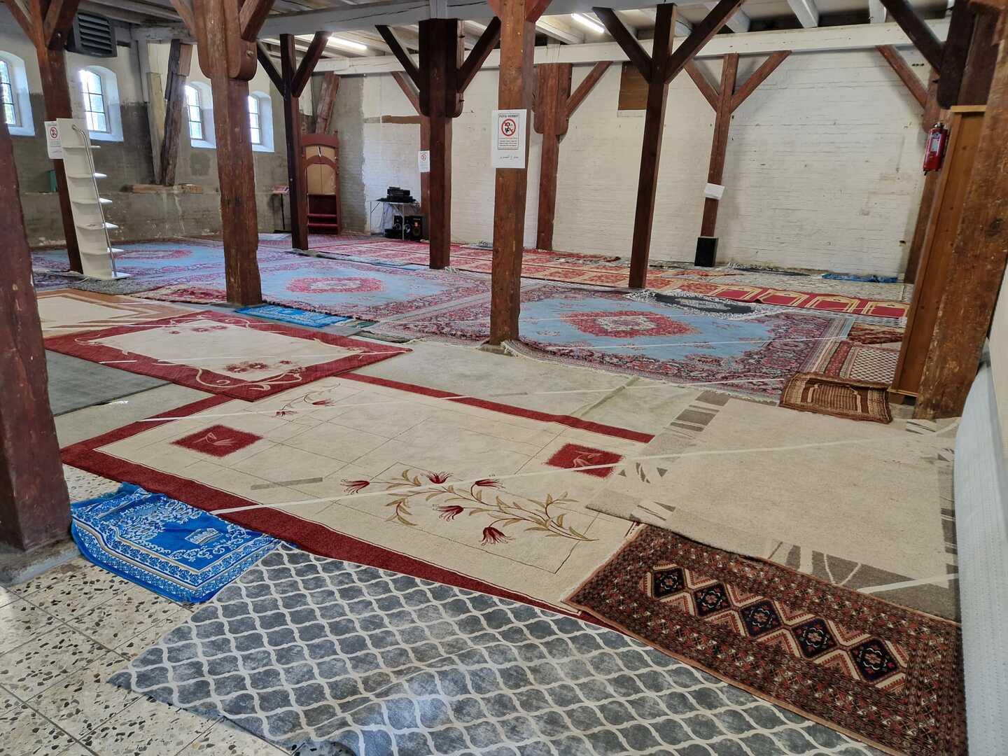 "Spende für den Wiederaufbau der Moschee