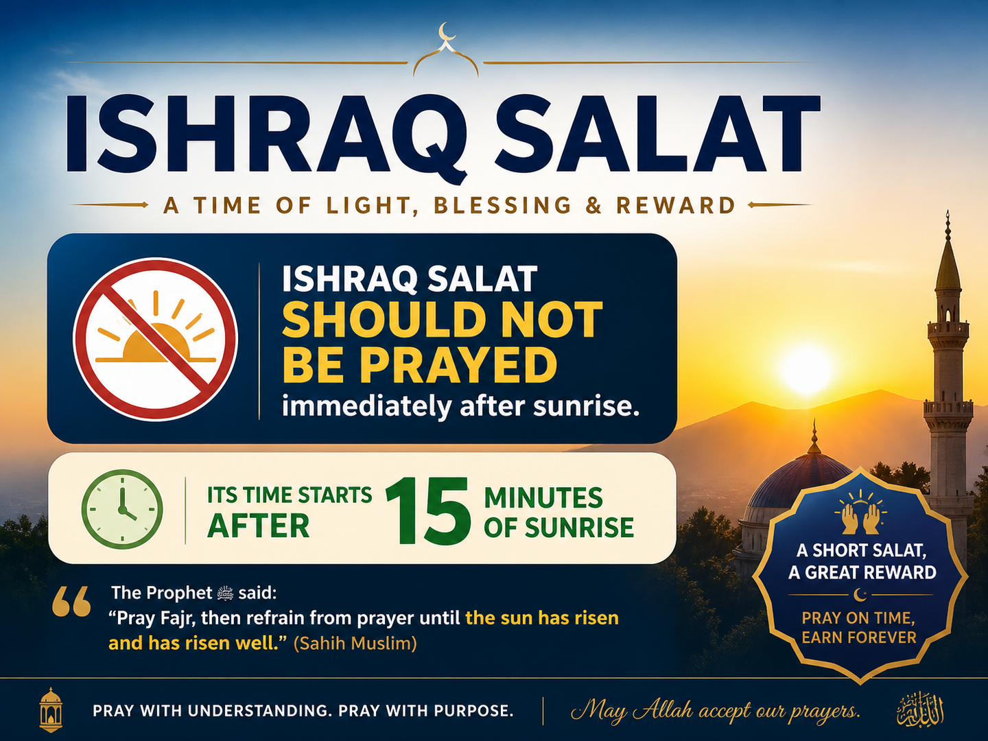 Ishraq time