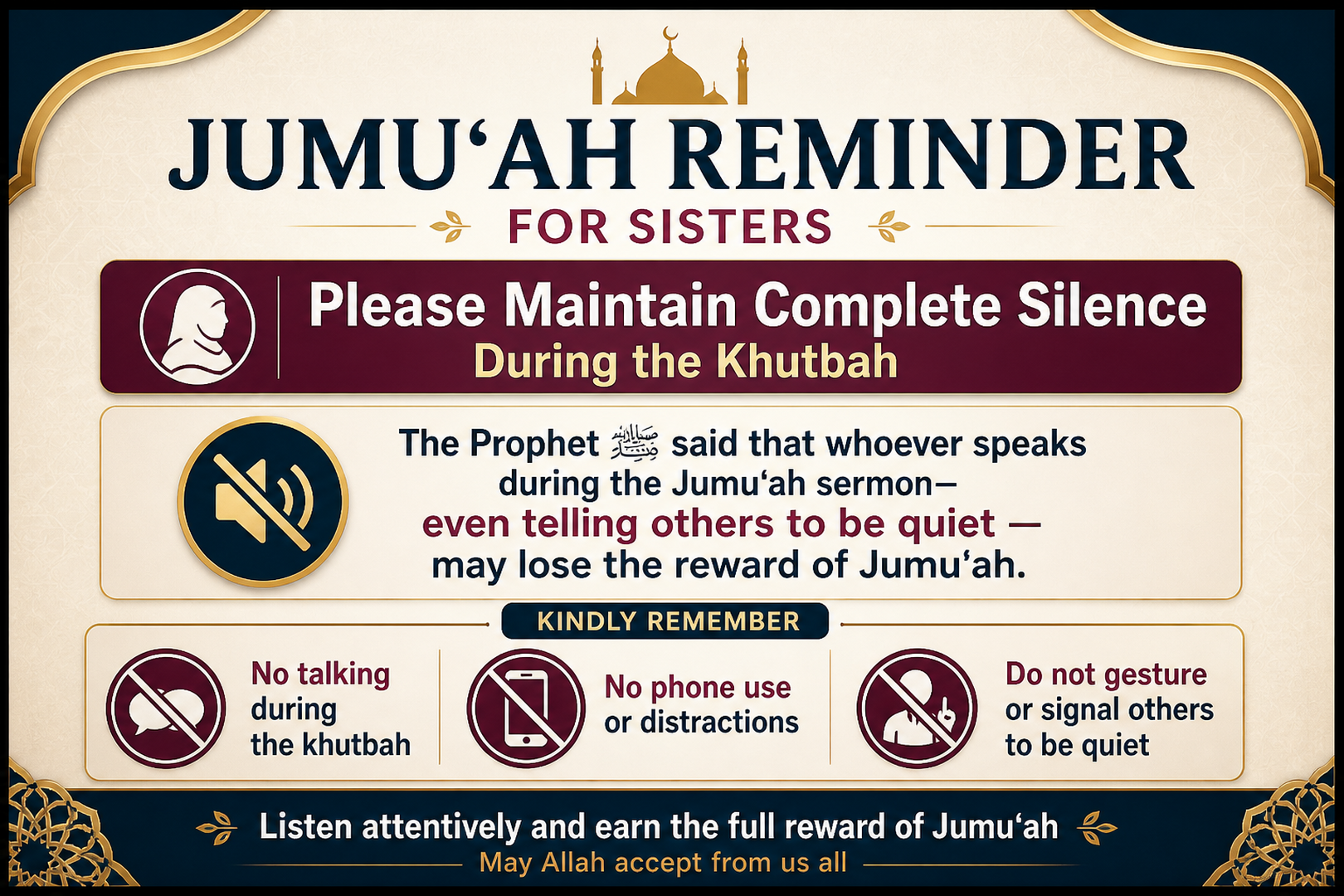 Jumu‘ah talking