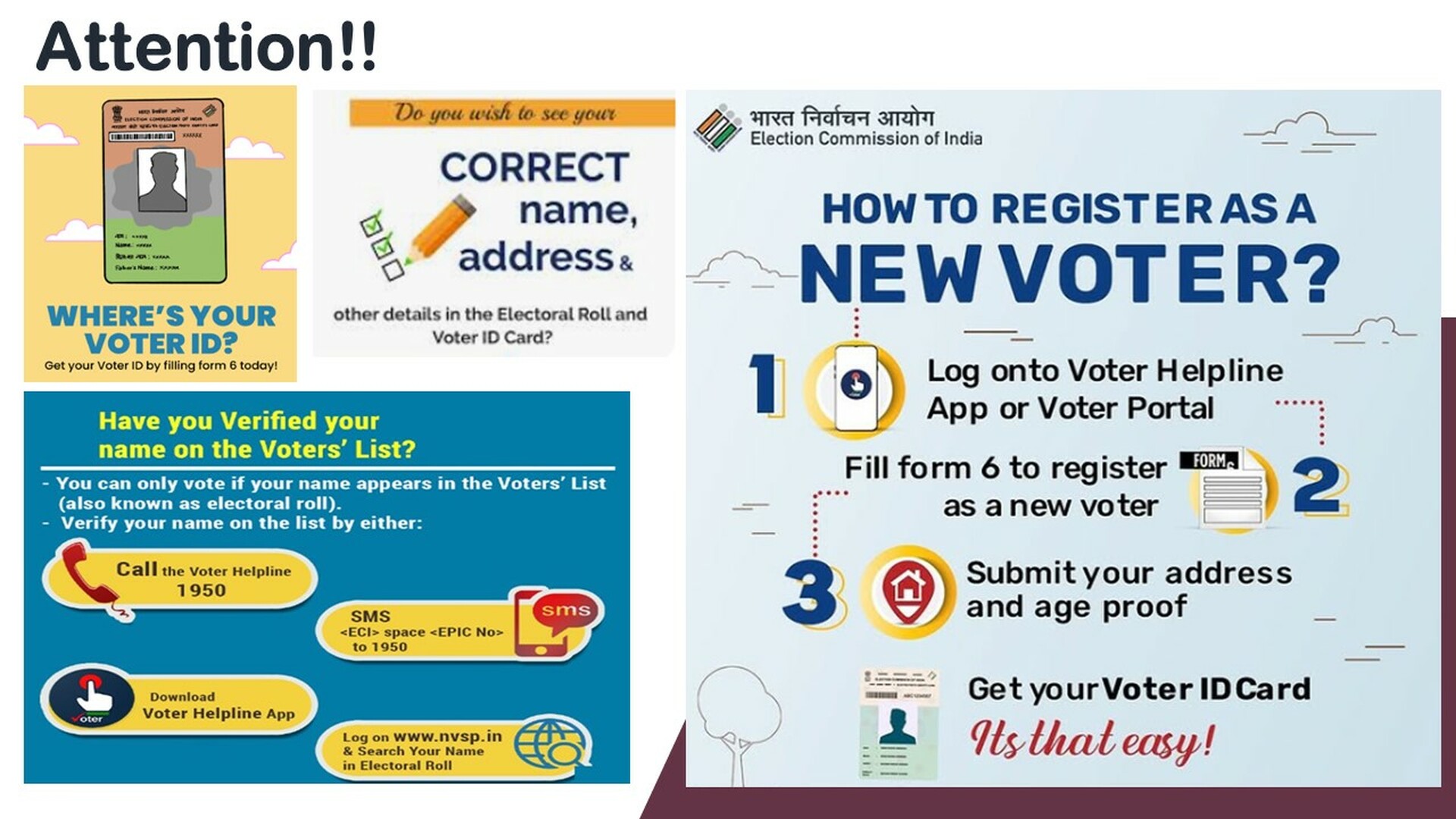 GET YOUR VOTER ID
