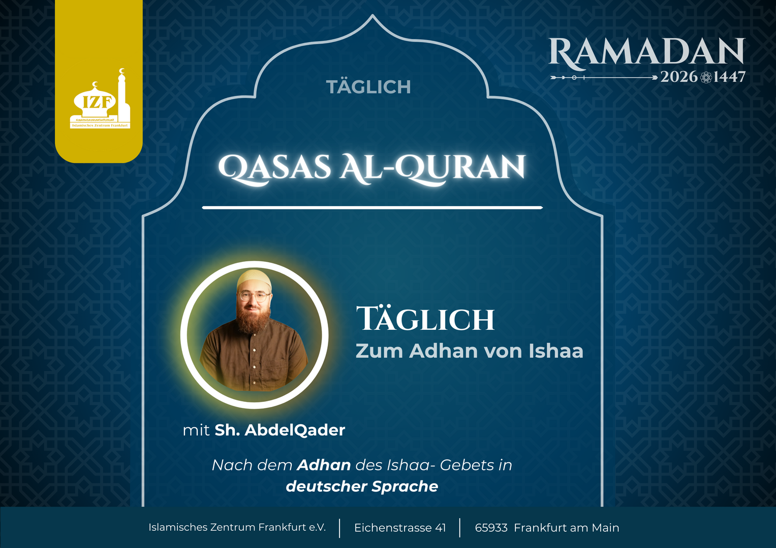 Ermahnung vor Taraweekh