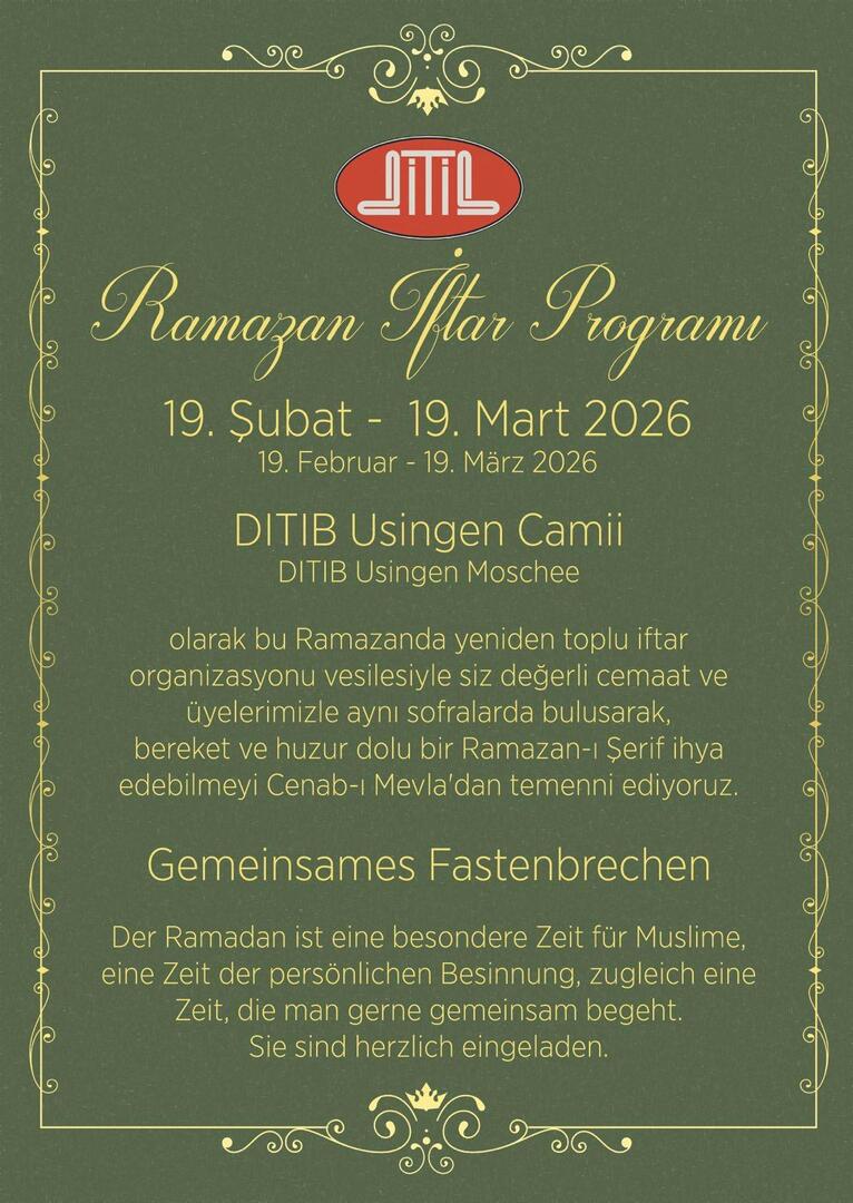 RAMAZAN İFTAR PROGRAMI