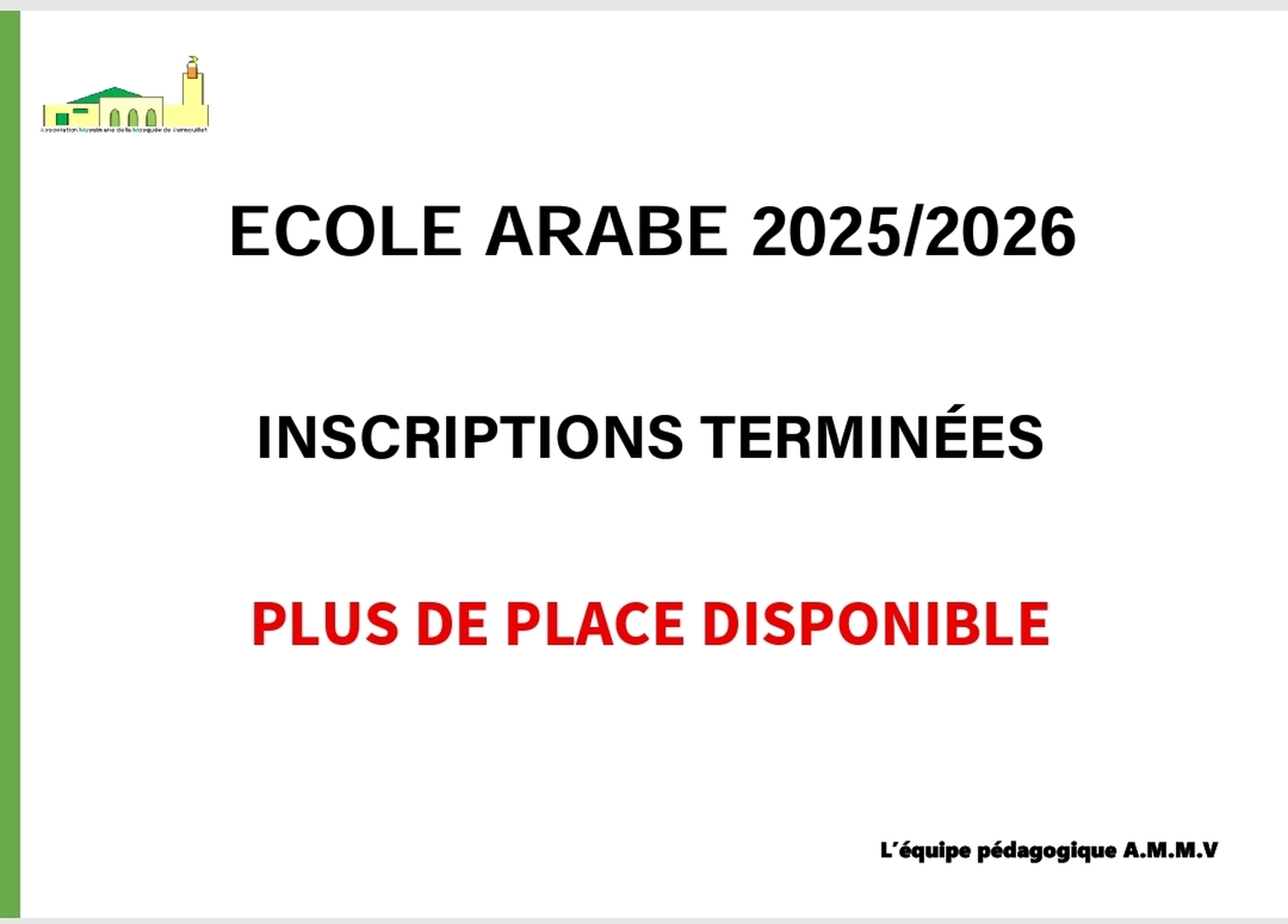 ✨ECOLE ARABE✨