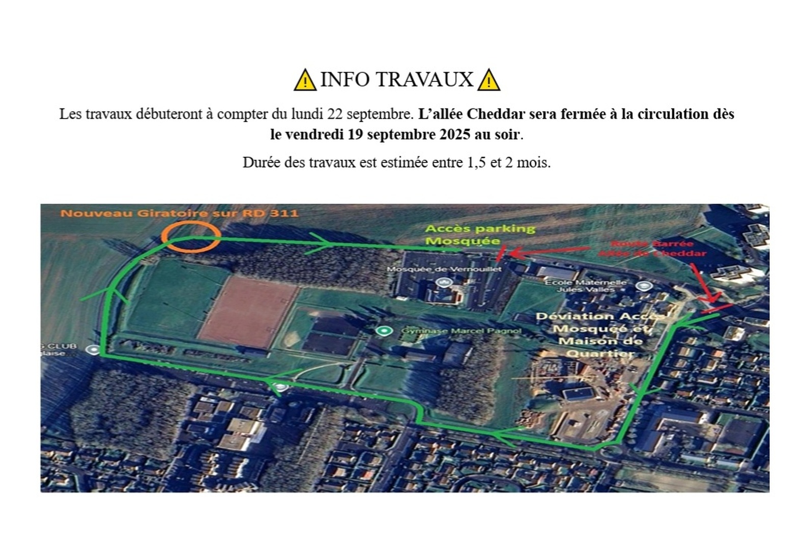 ⚠️TRAVAUX ⚠️