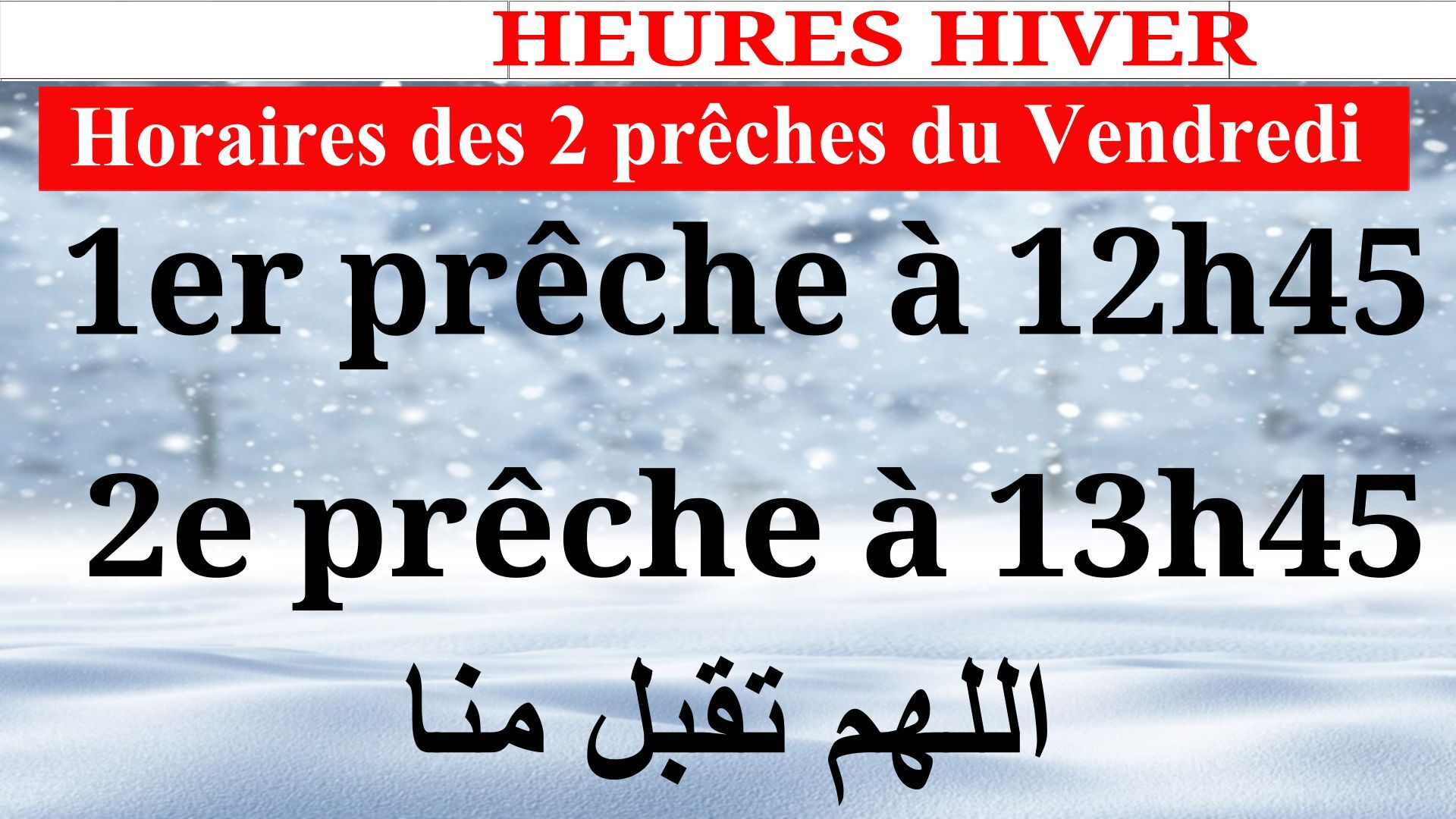 DJOUMOUAA HEURES D'HIVER
