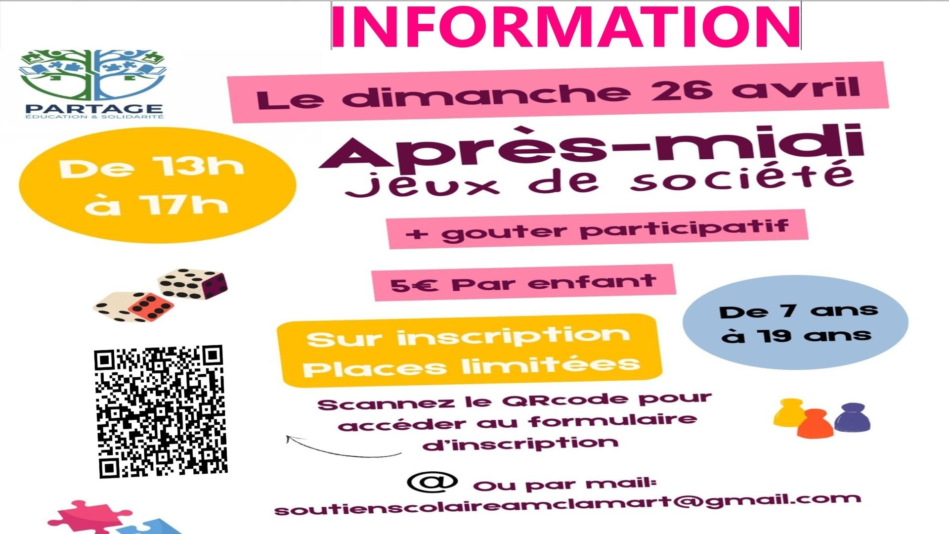 ATELIER JEUX POUR NOS ENFANTS