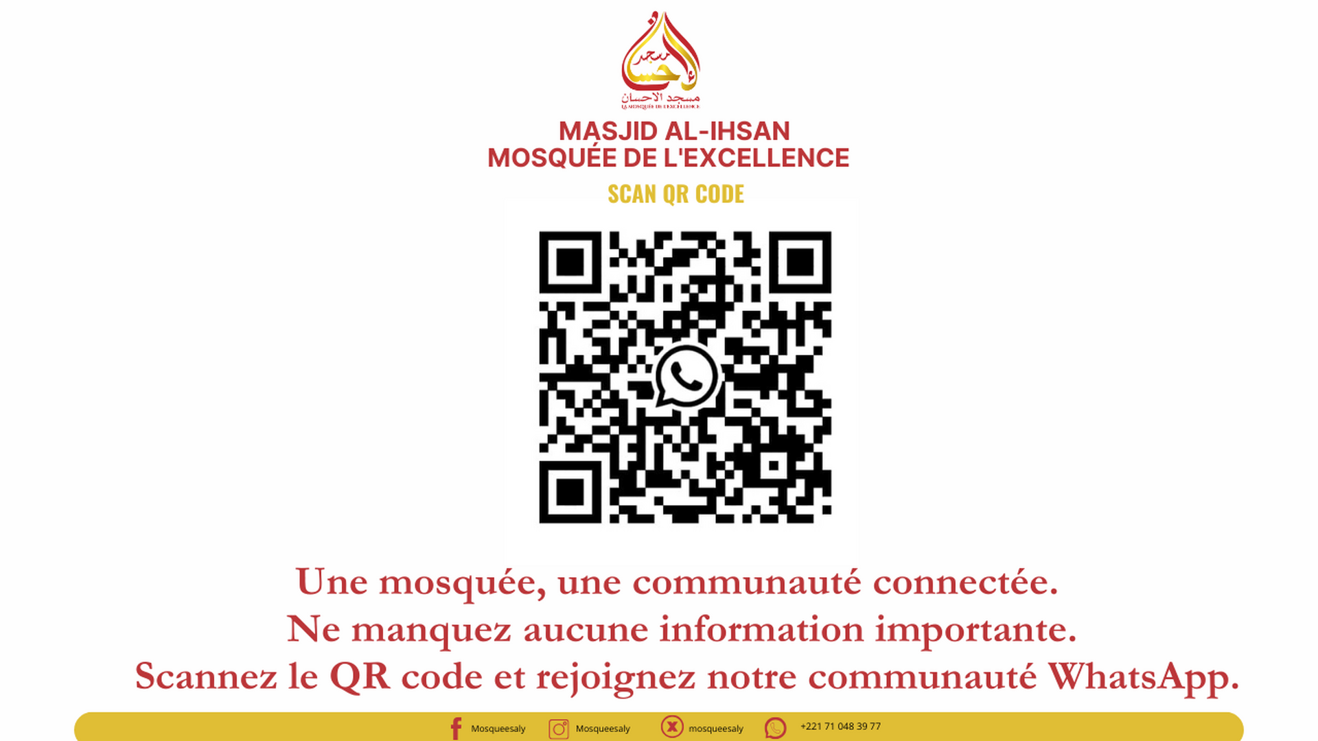 Annonce MSALY Communauté WhatsApp