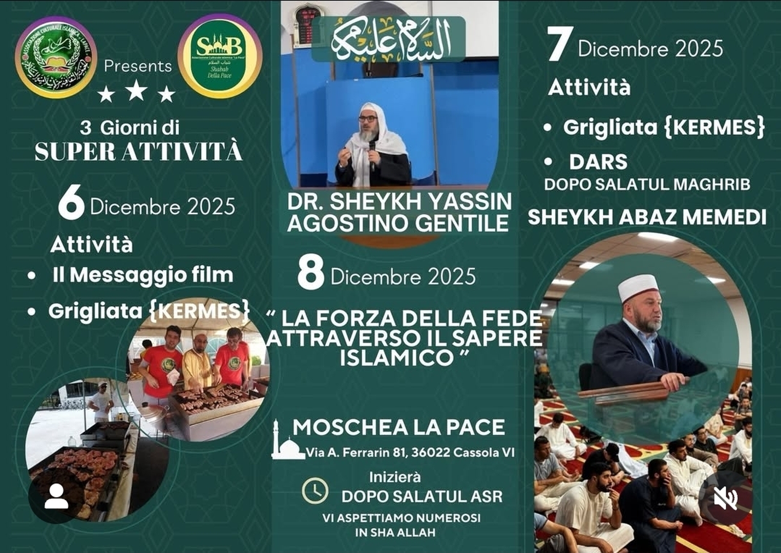 Grigliata 6-7-8 dicembre 2025
