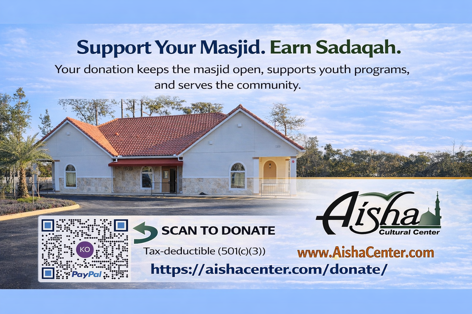 Support your Masjid