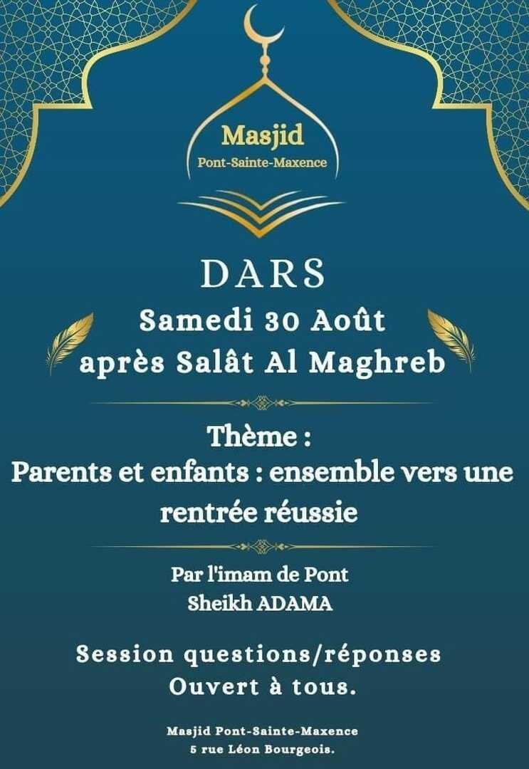 Dars Cheikh ADAMA "Parents-Enfants"