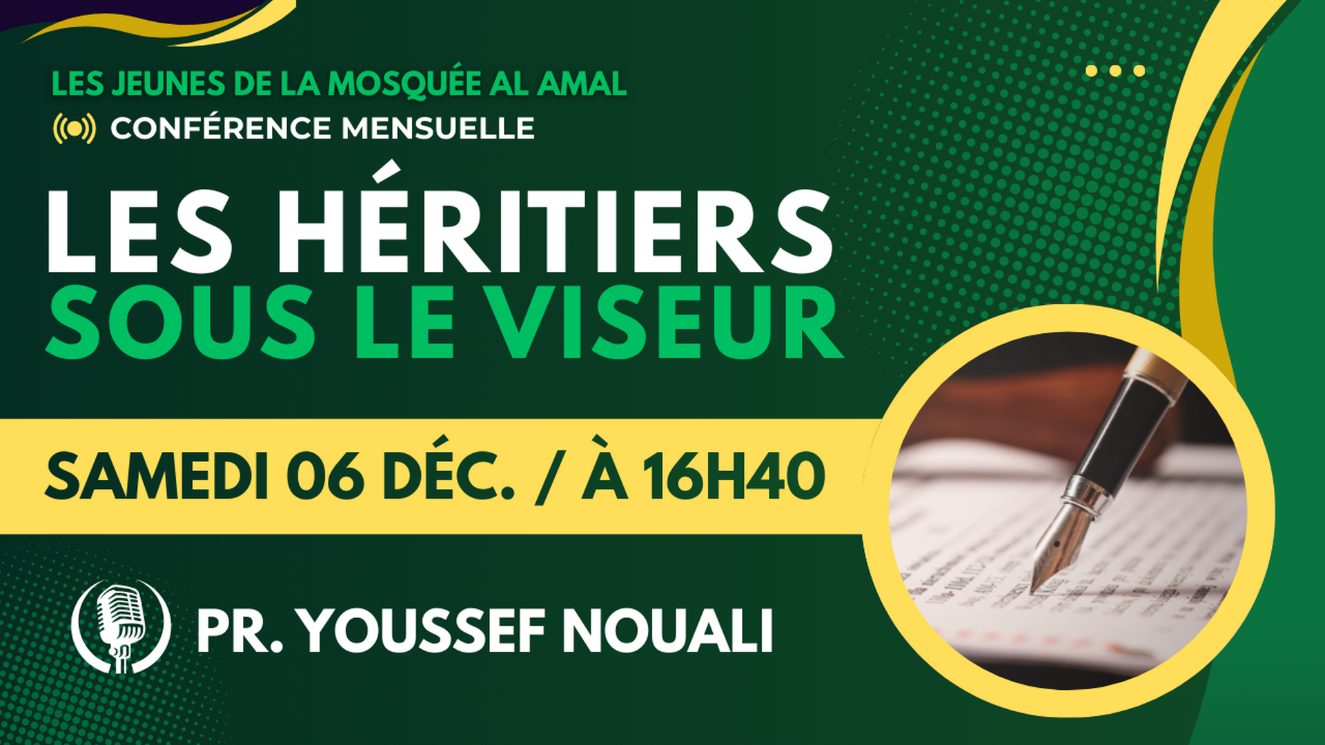 Conférence Mensuelle