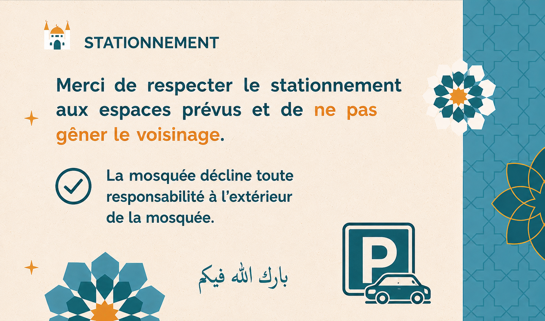 Respect du voisinage