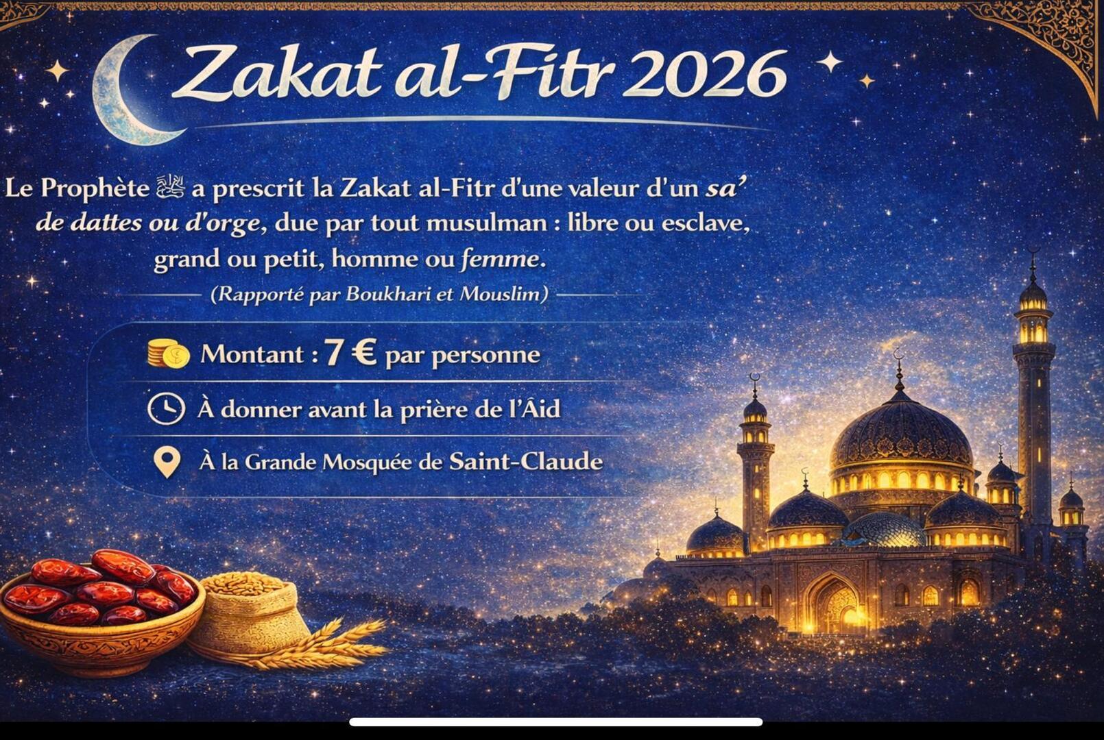 zakkat al fitre 2026