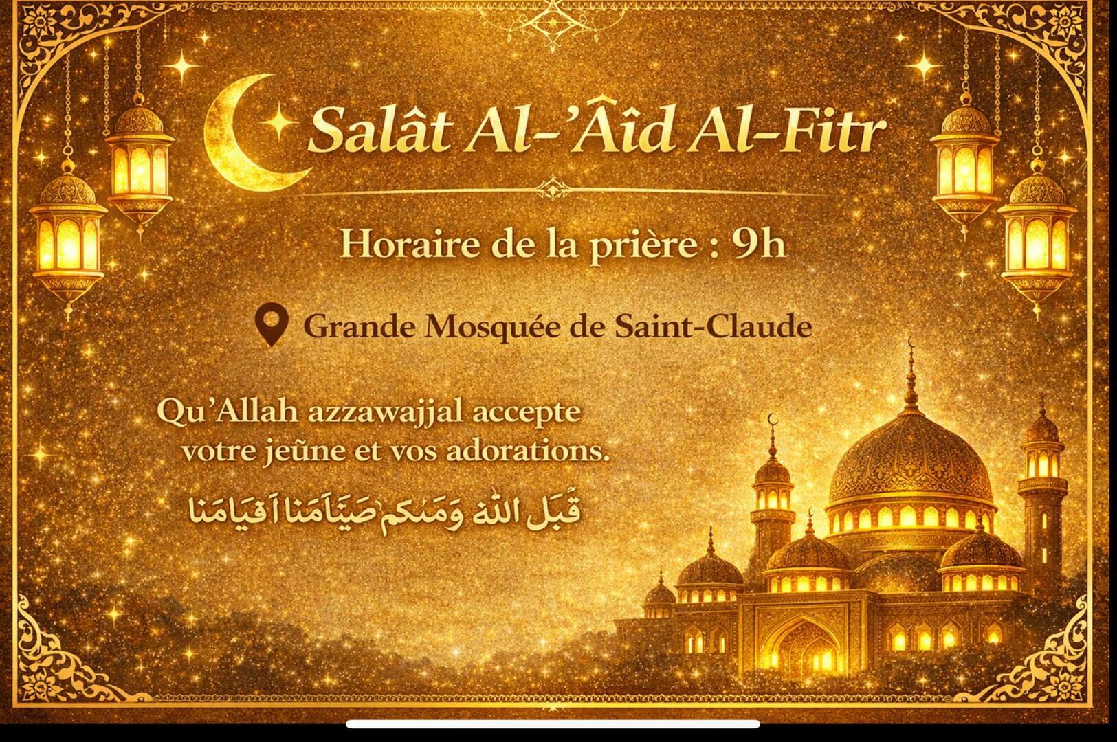 horaire salat aid