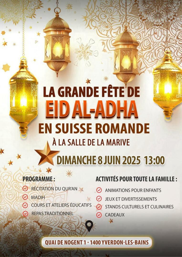 fête de ^îd al-adHâ en Suisse romande
