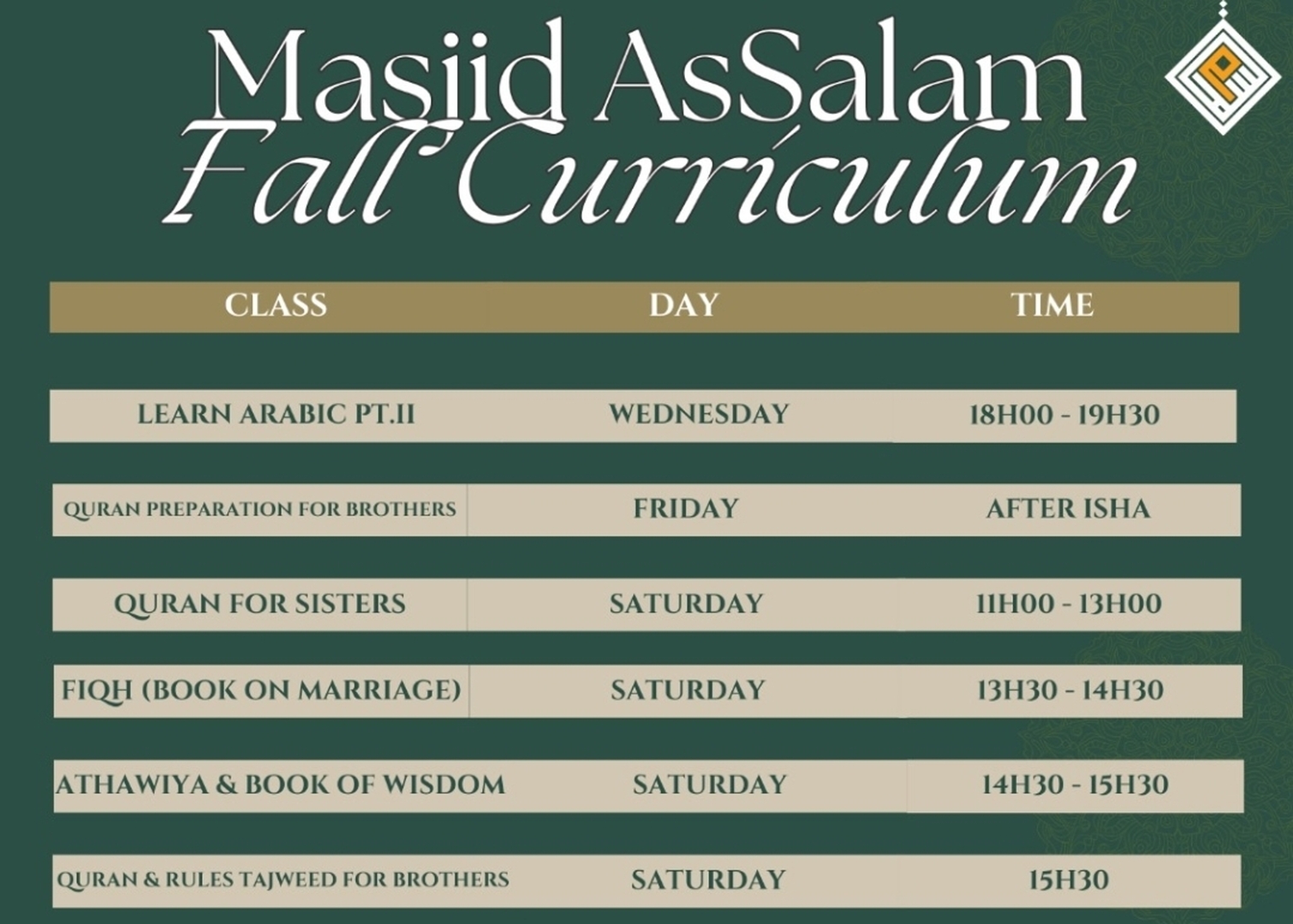 Fall program