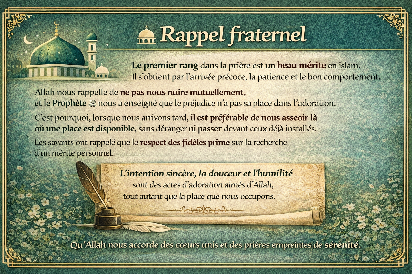 Rappel fraternel