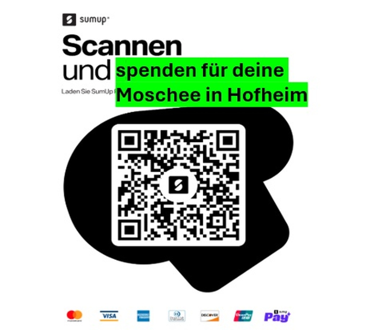 RQ-Code für deine Spende für IBK Hofheim
