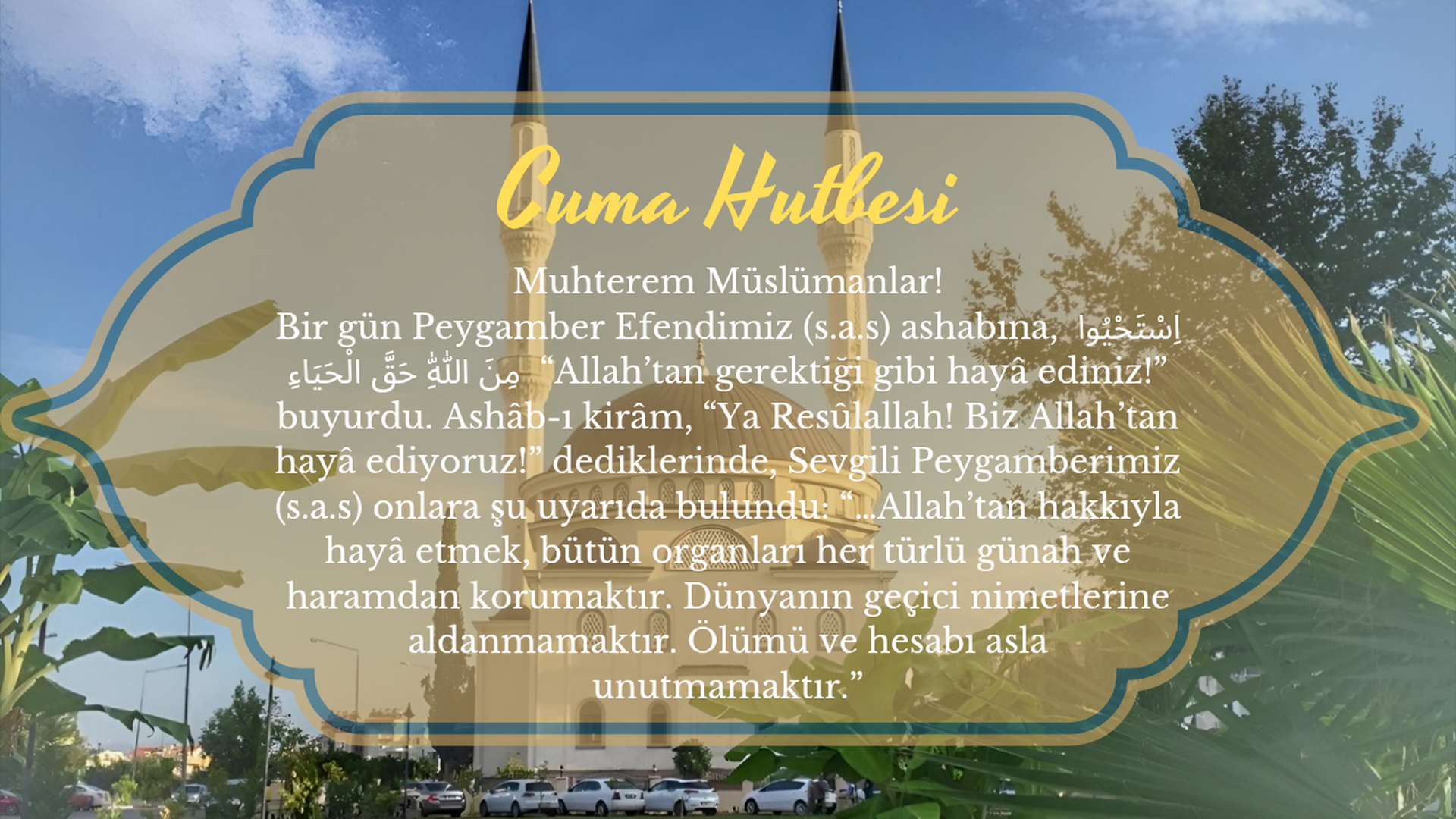 Cuma Hutbesi