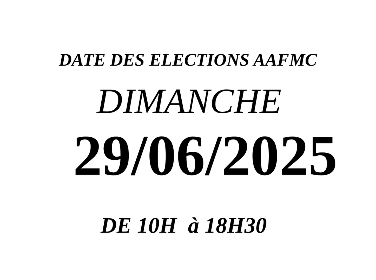 Élections