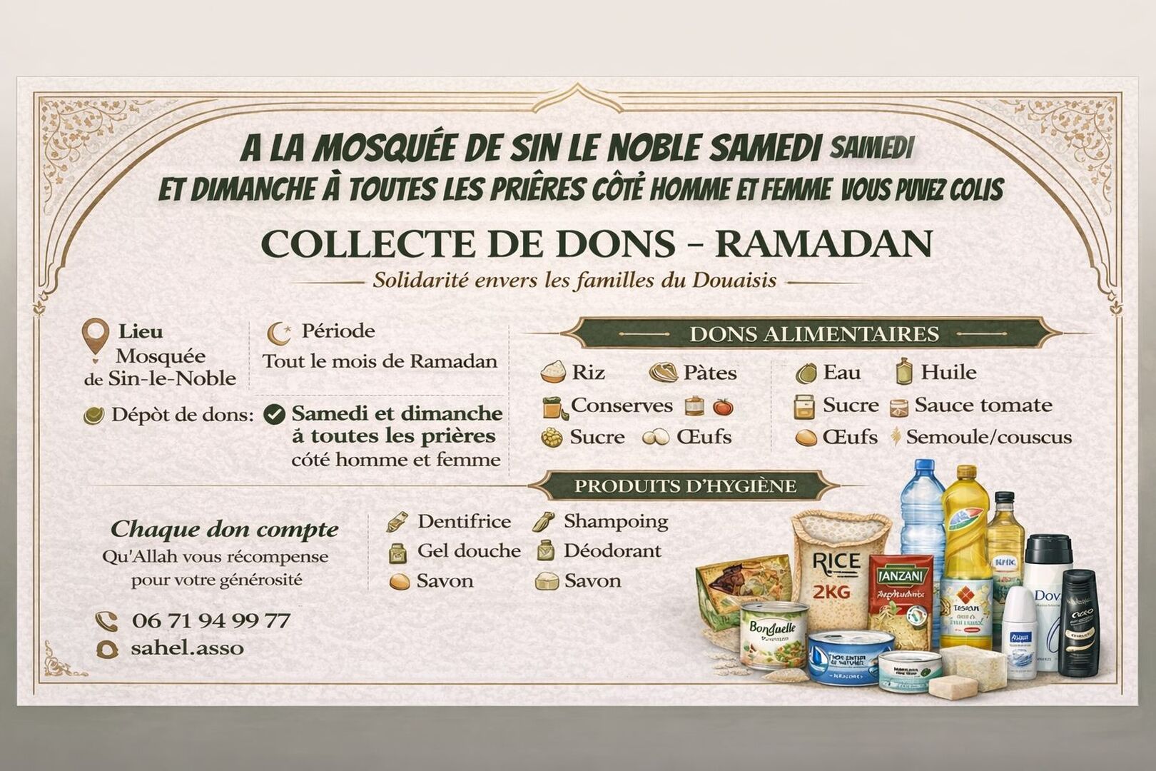 Collecte denrées alimentaires