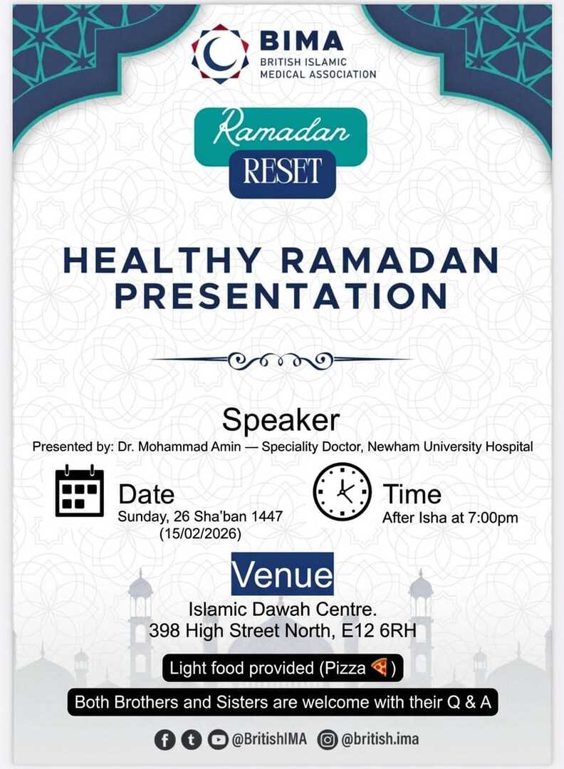 HEALTHY RAMADAN PRESENTATION