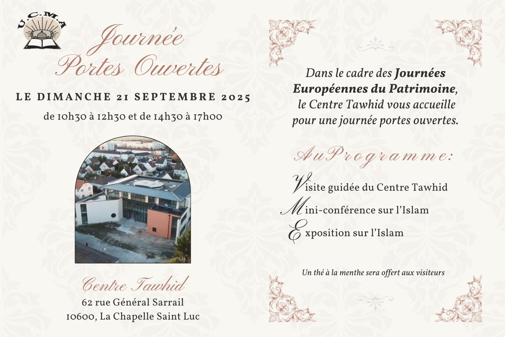 Journée portes ouvertes - 21/09/2025
