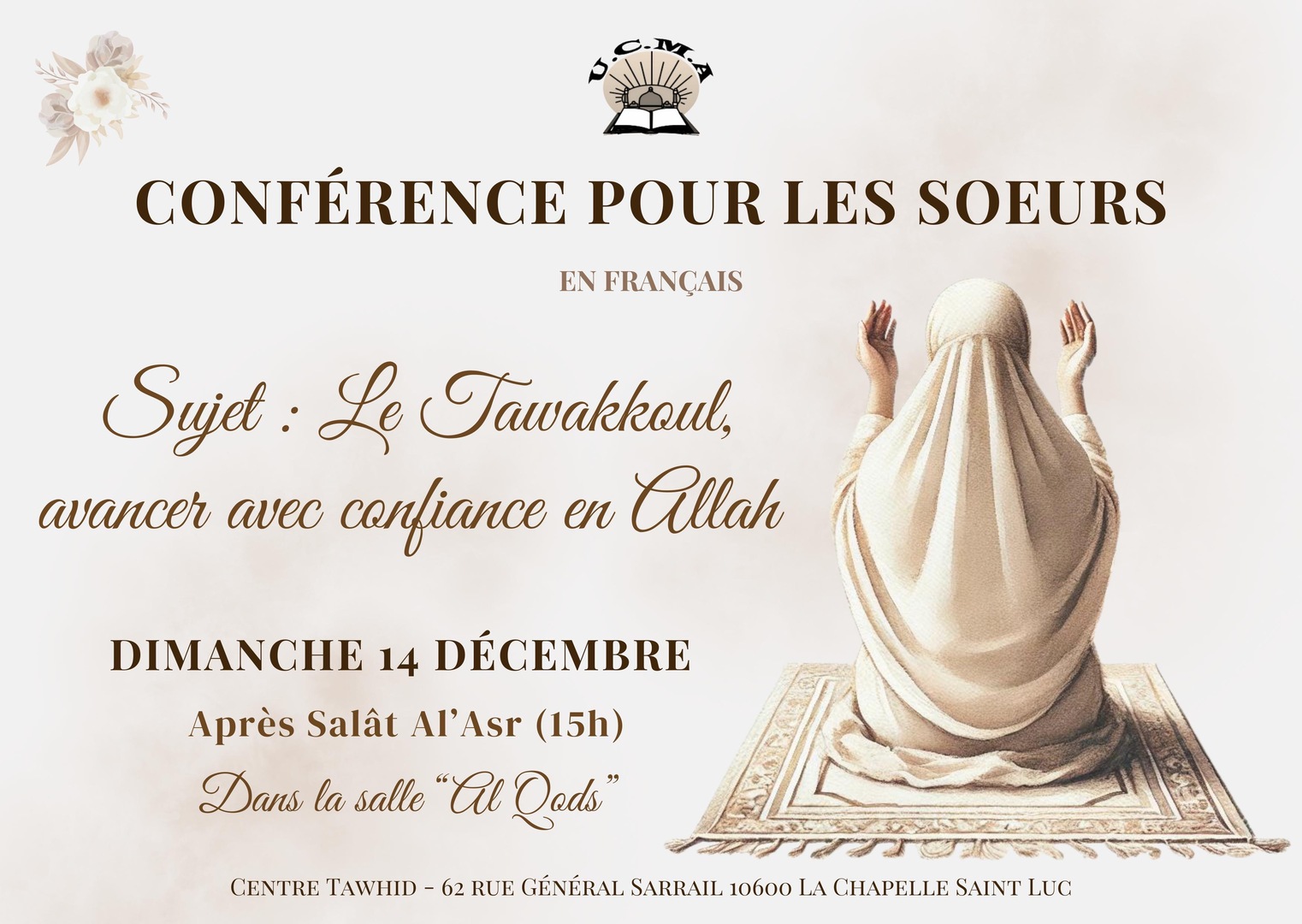 Conférence pour les sœurs
