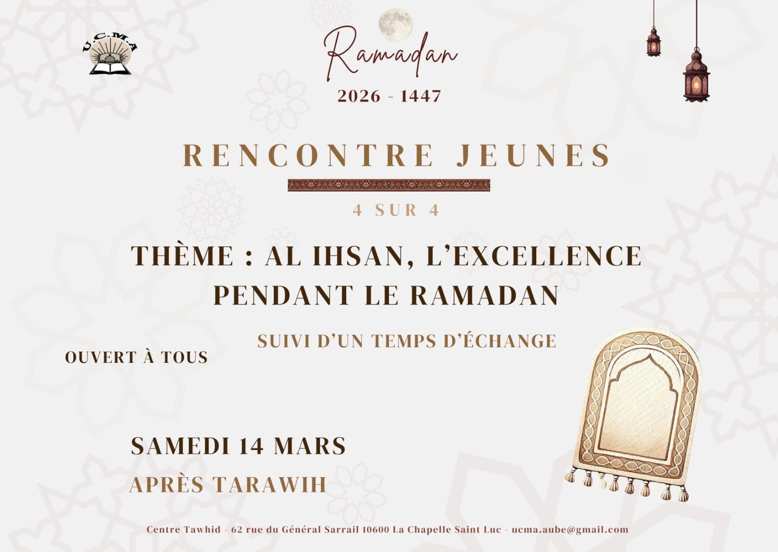 Rencontre jeune - samedi 14 mars