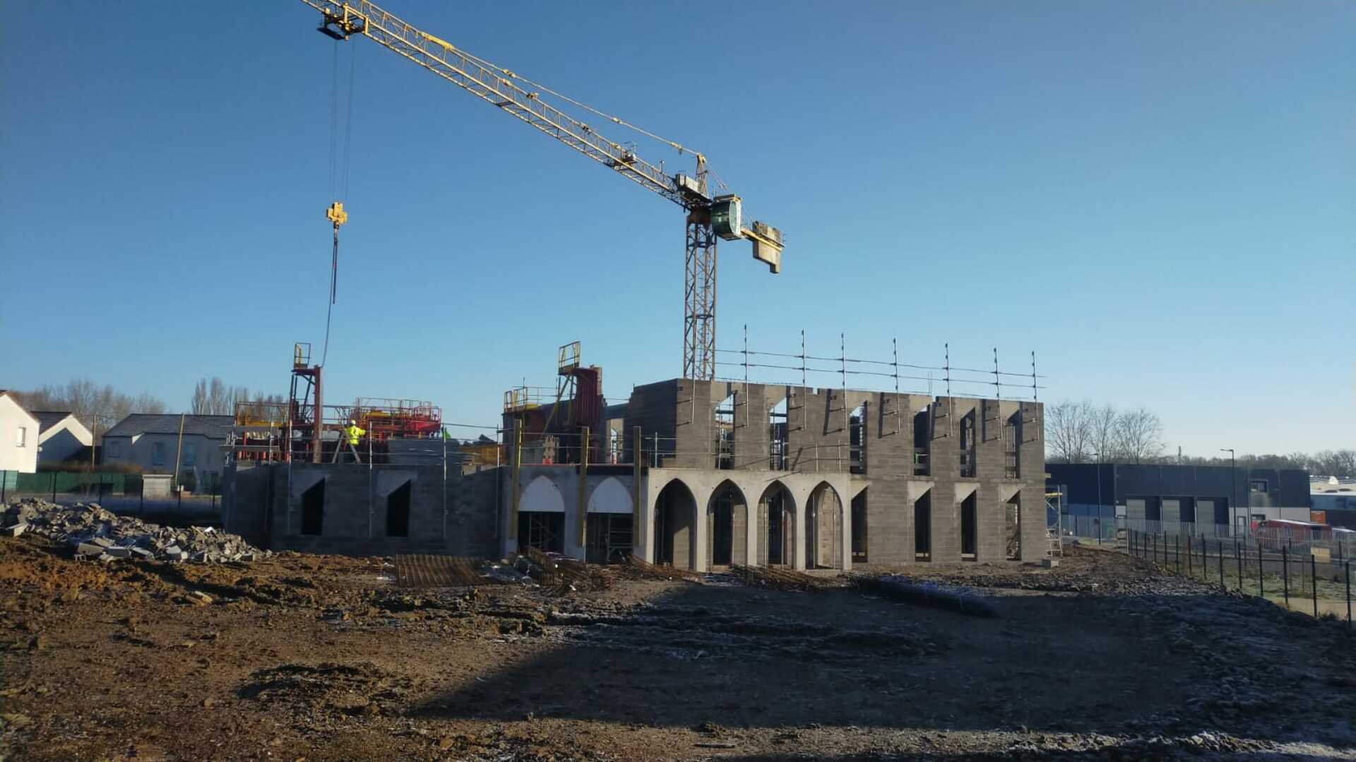 Suivi construction de la nouvelle mosqué