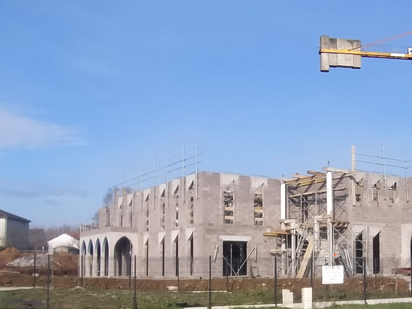 Suivi construction de la nouvelle mosqué